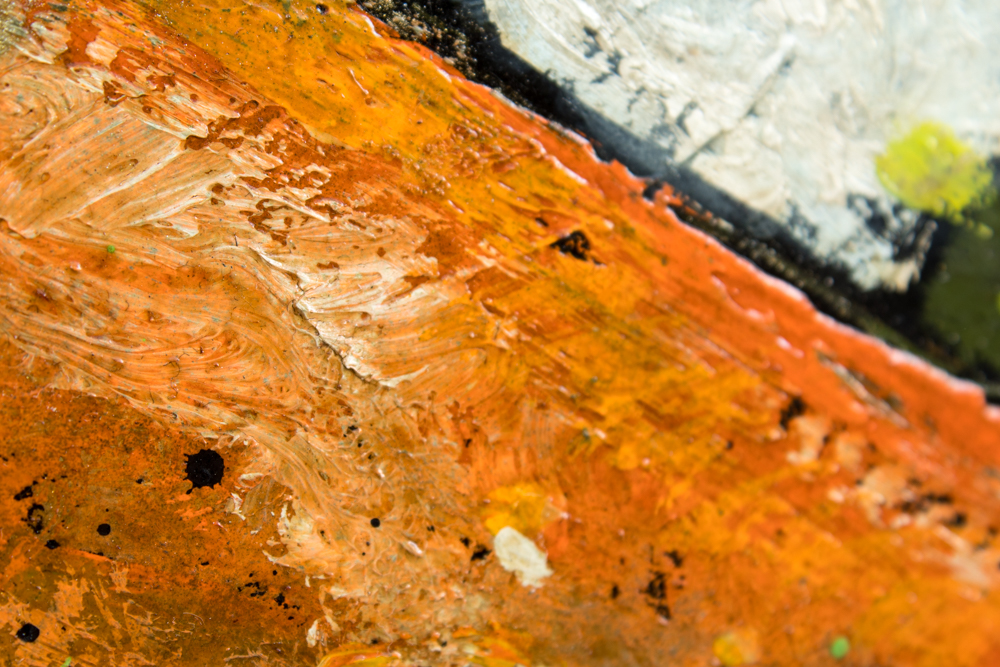 Henry Lawrence Faulkner Oil and Casein on Masonite "14 Karat"