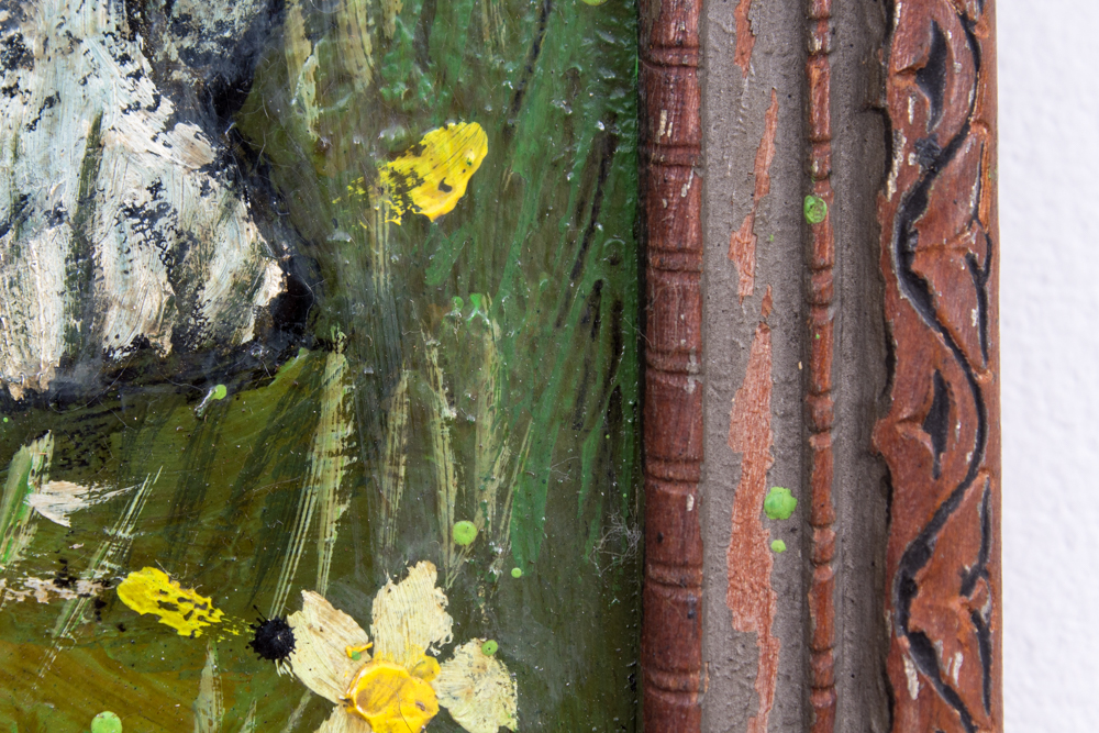 Henry Lawrence Faulkner Oil and Casein on Masonite "14 Karat"