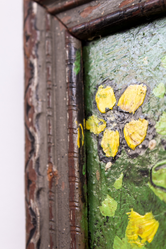 Henry Lawrence Faulkner Oil and Casein on Masonite "14 Karat"