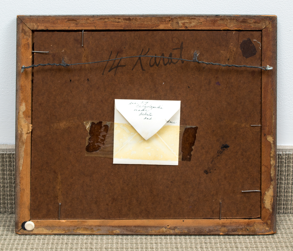 Henry Lawrence Faulkner Oil and Casein on Masonite "14 Karat"