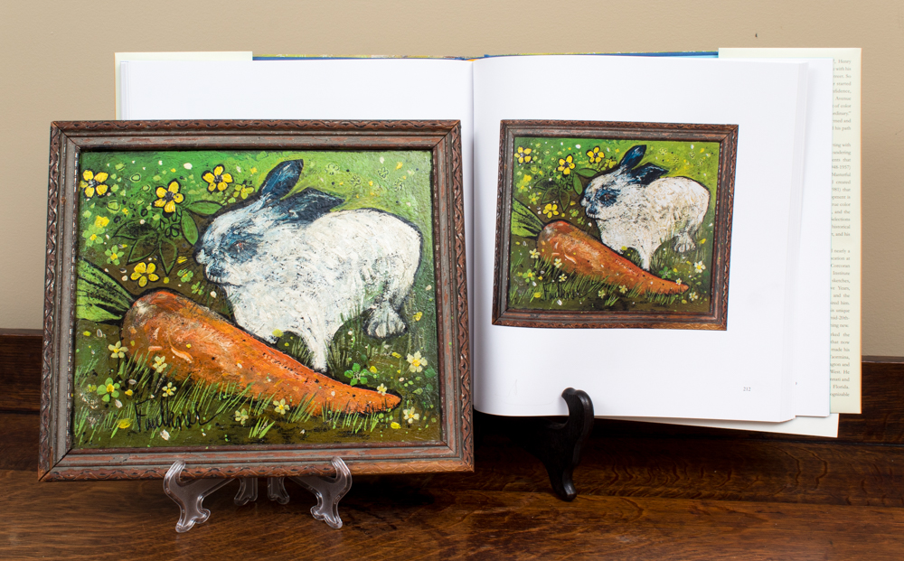 Henry Lawrence Faulkner Oil and Casein on Masonite "14 Karat"