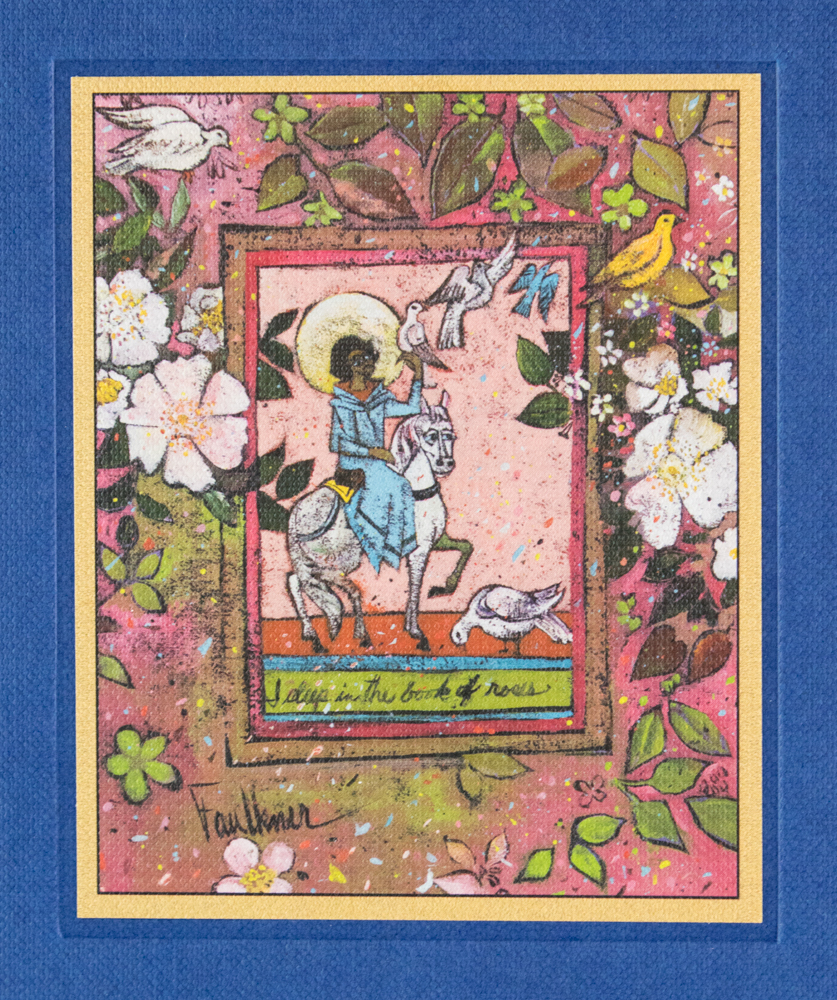 Henry Lawrence Faulkner Oil and Casein on Masonite "14 Karat"