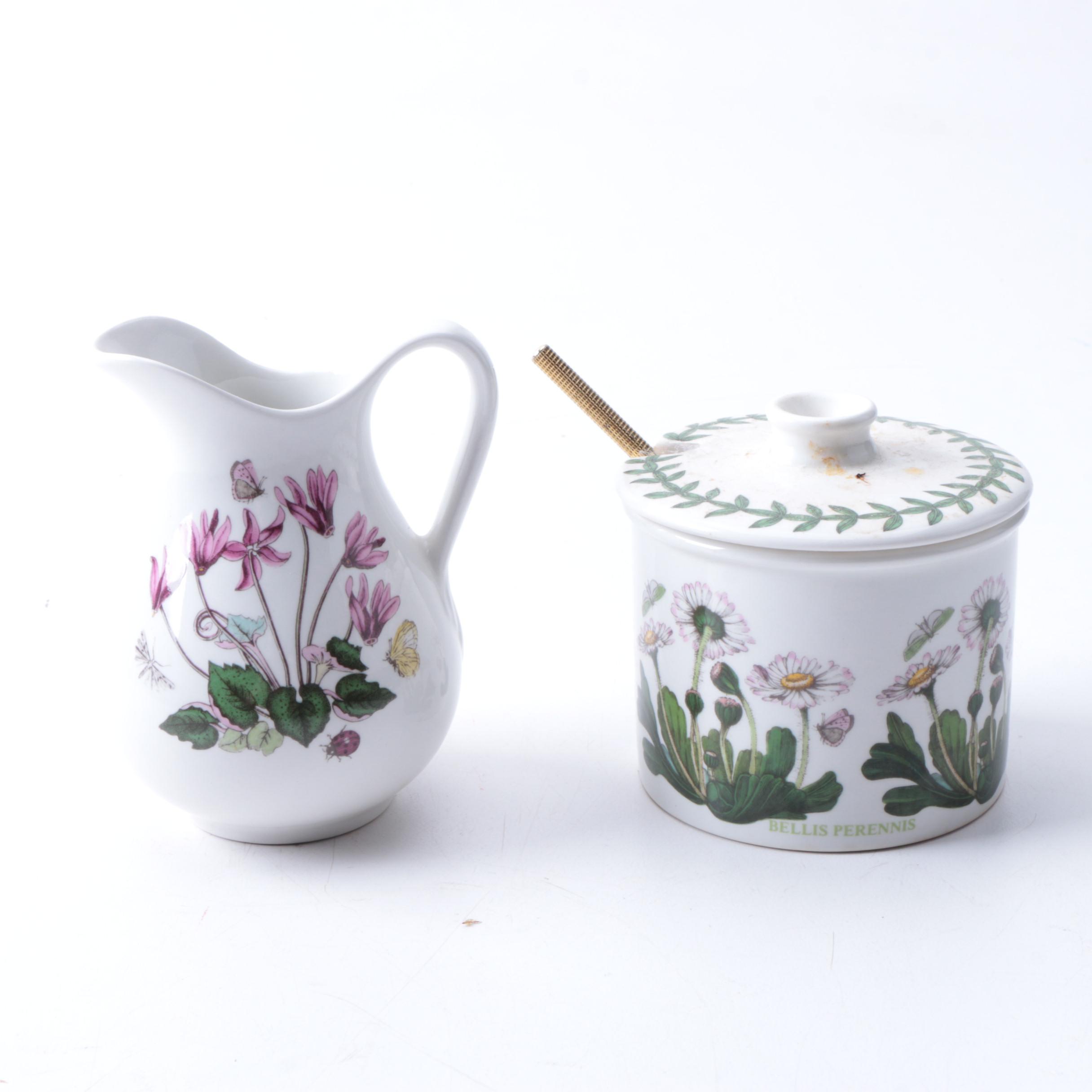 Portmeiron "Botanic Garden" Mini Ewer and Jam Jar