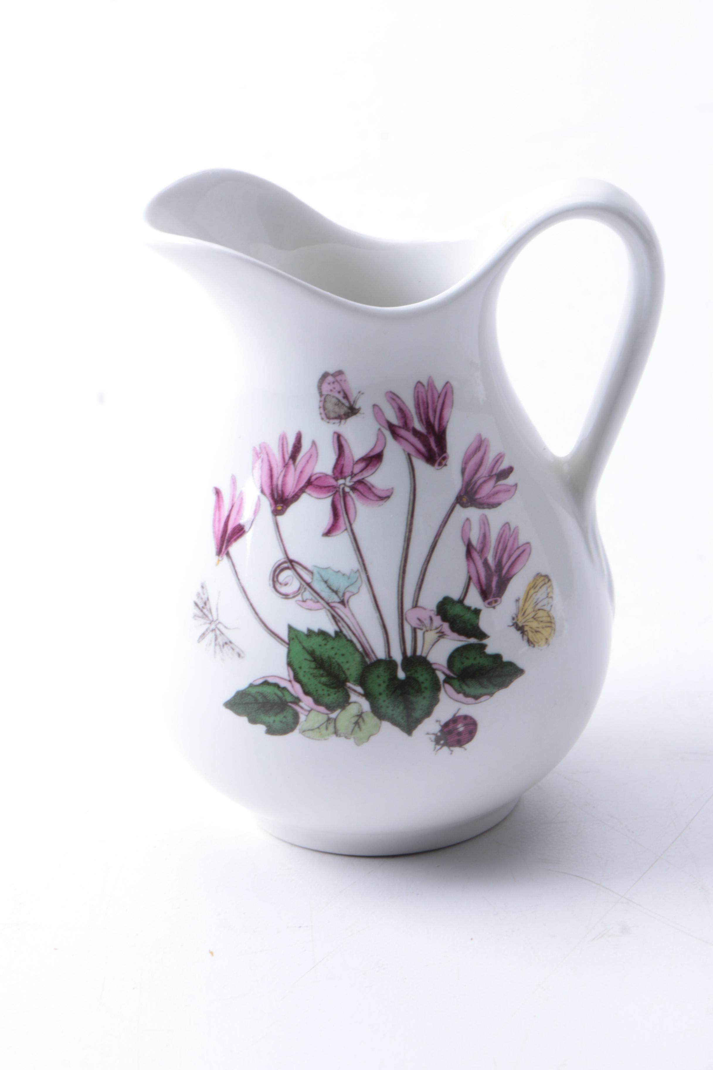 Portmeiron "Botanic Garden" Mini Ewer and Jam Jar