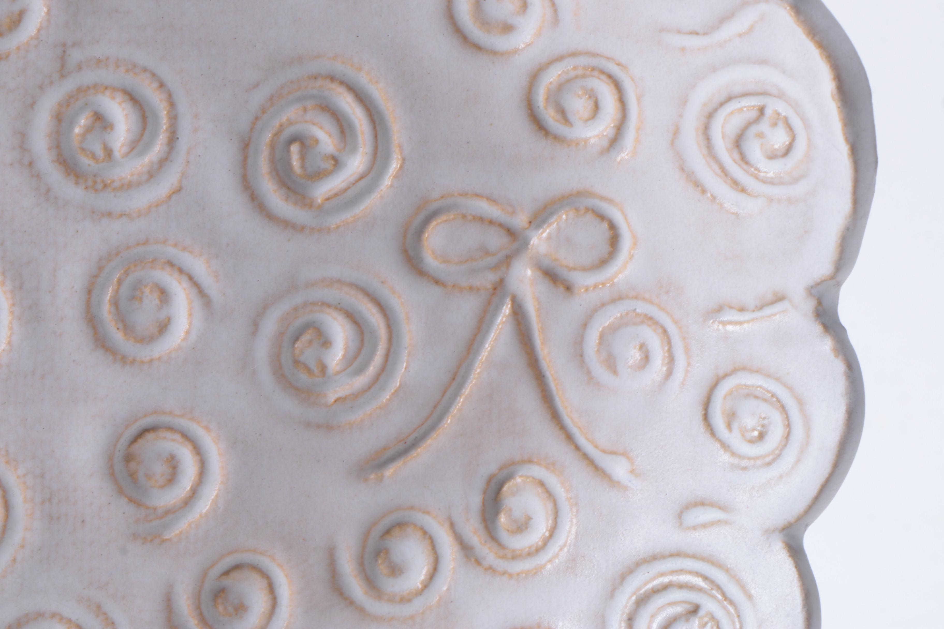 Signed Handbuilt Stoneware Platter