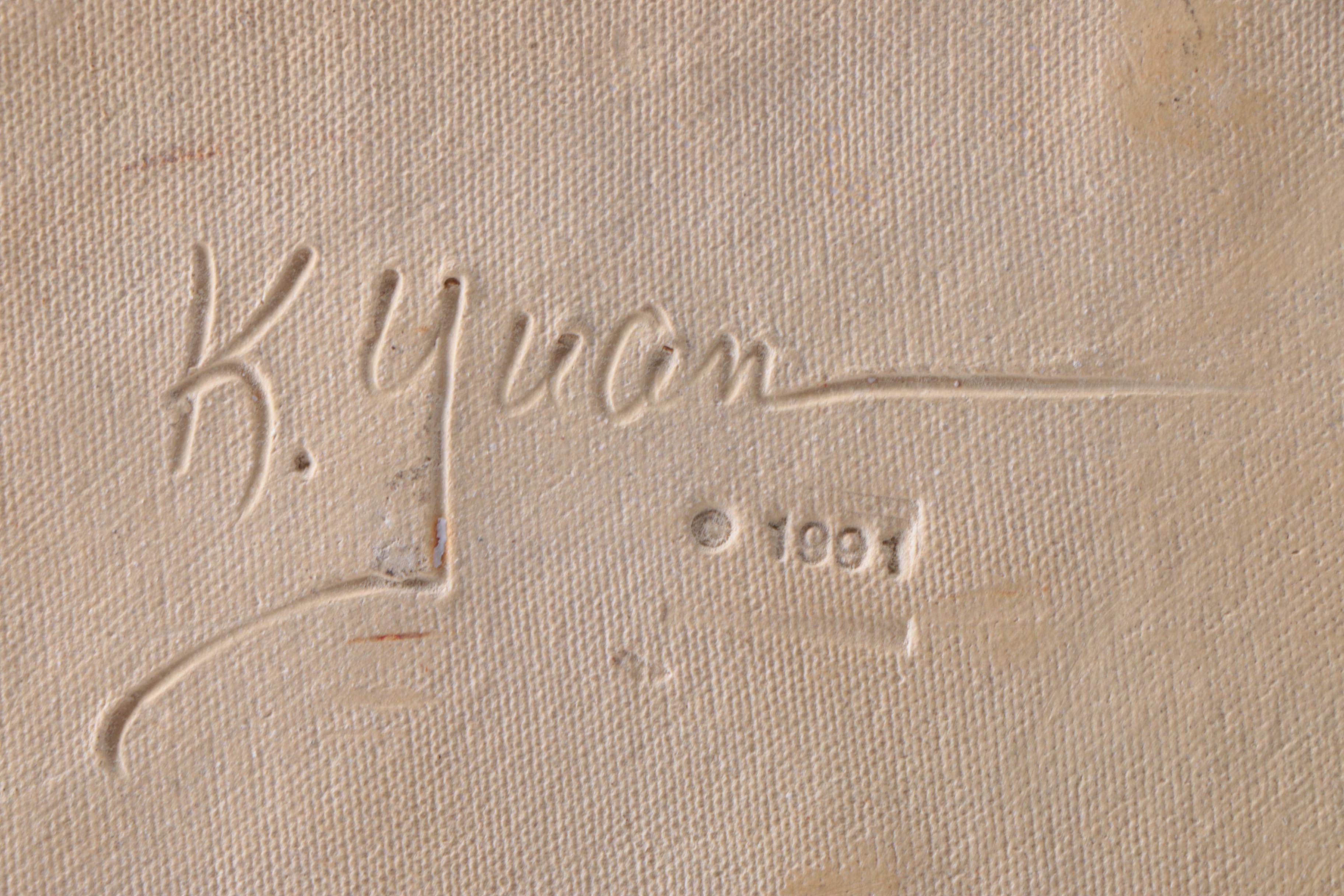 Signed Handbuilt Stoneware Platter