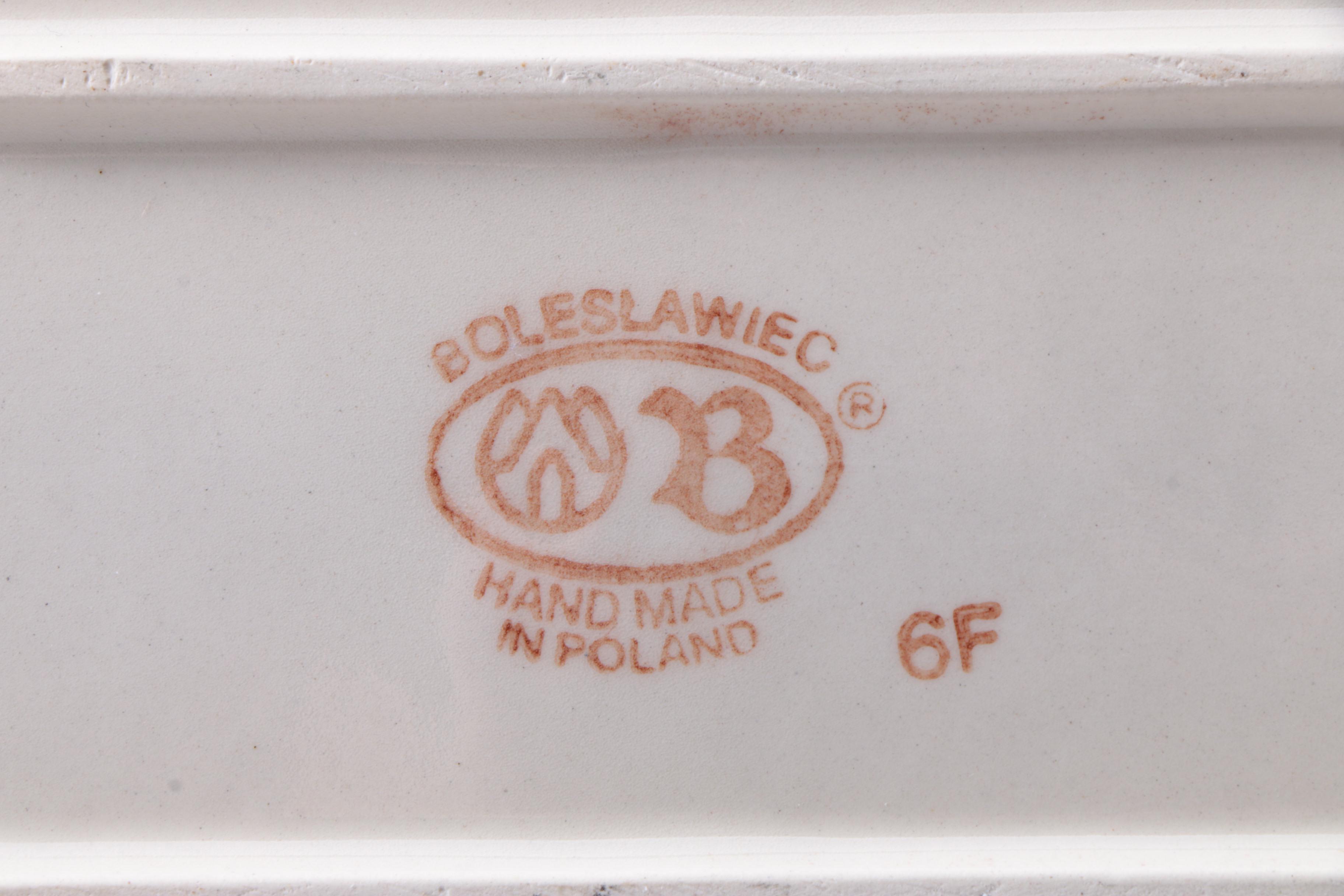 Zaklady Boleslawiec Winter Themed Baking Dish