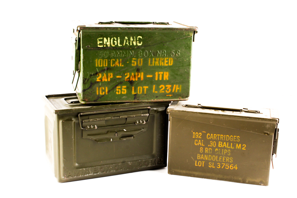 Vintage Munition Canister Collection