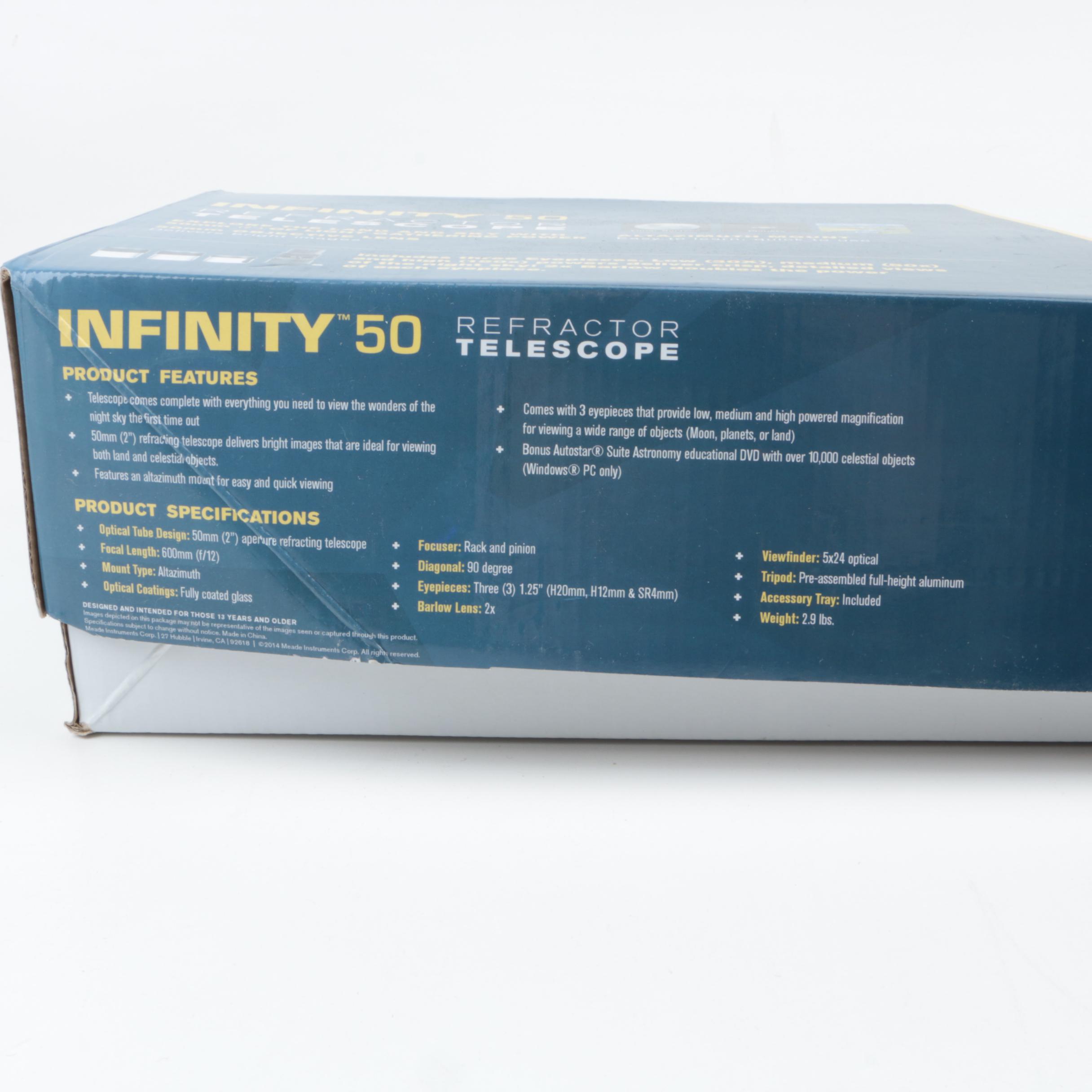 Meade Instruments Infinity 50 Refractor Telescope