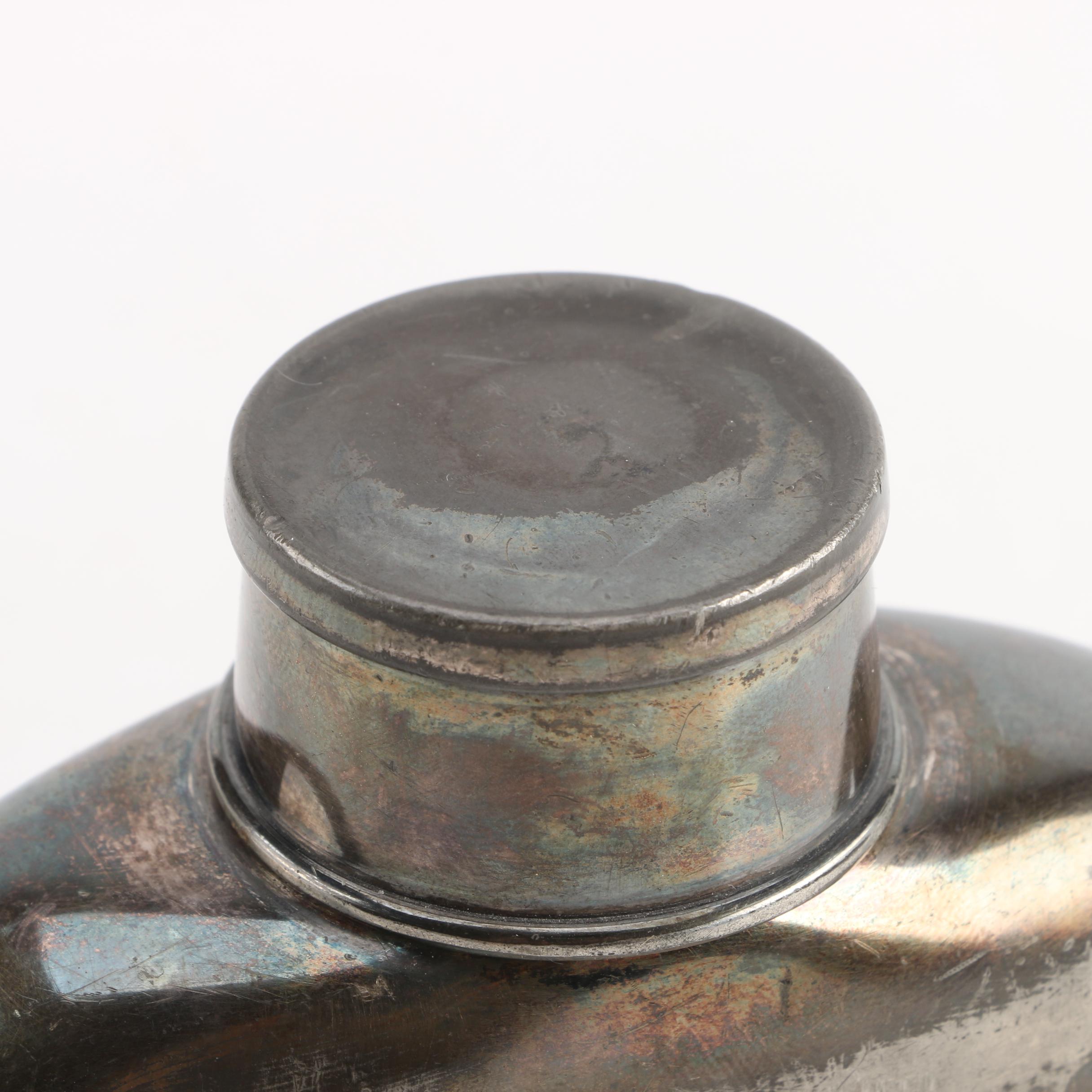 19th Century Derby Silver Co. and Other Silver Plate Flasks