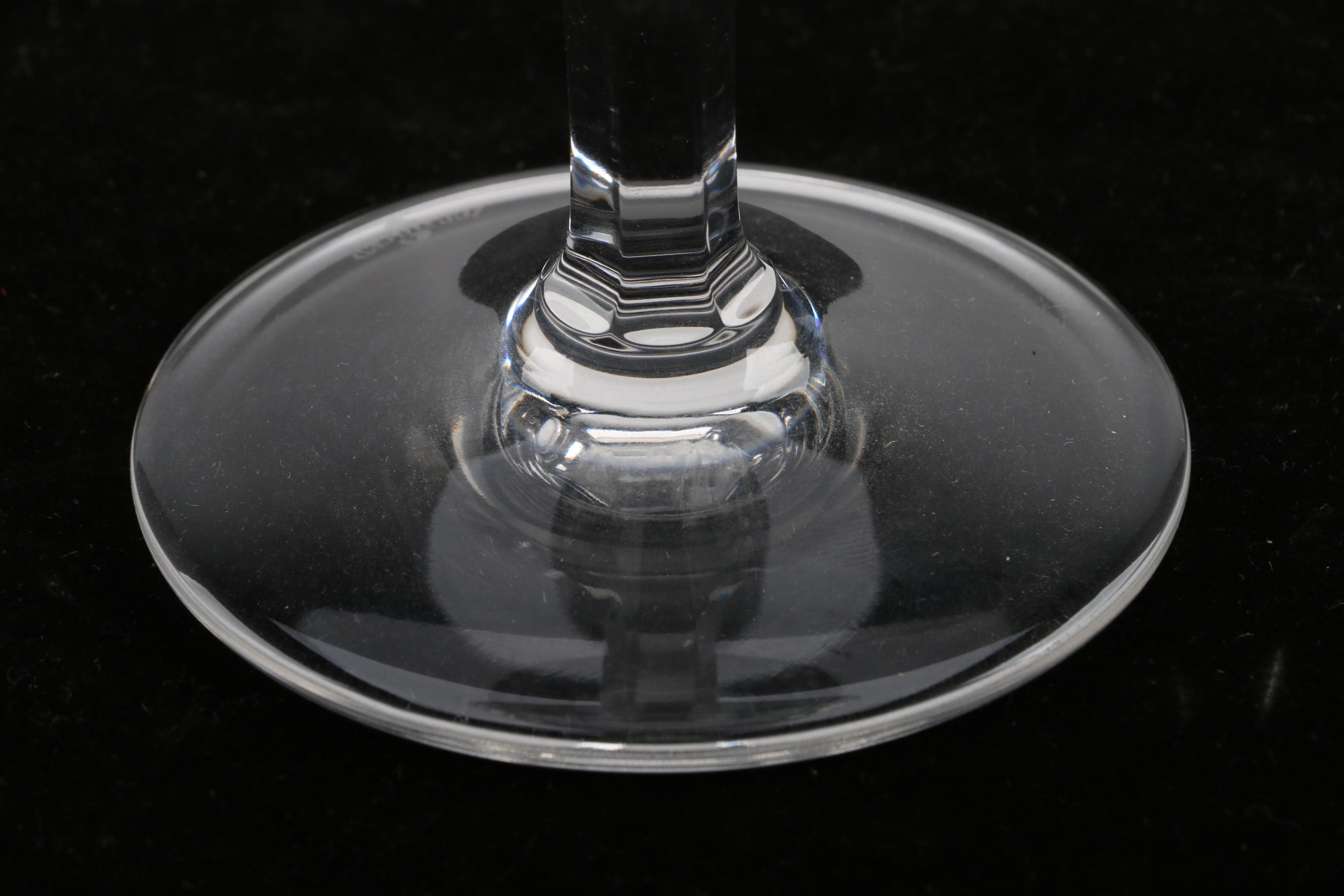 Pair of Waterford Crystal "The Millennium Collection: Peace" Toasting Glass