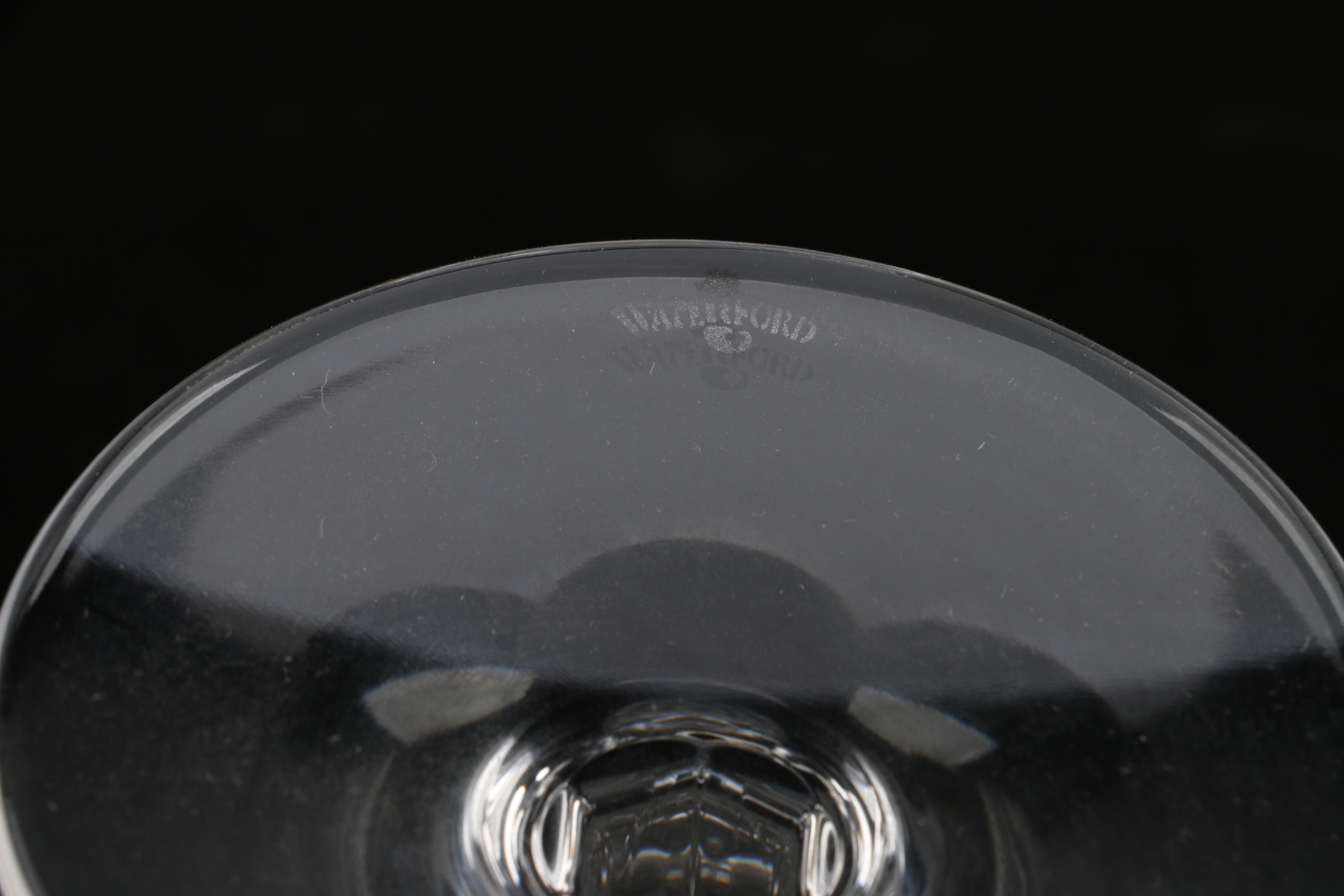 Pair of Waterford Crystal "The Millennium Collection: Peace" Toasting Glass