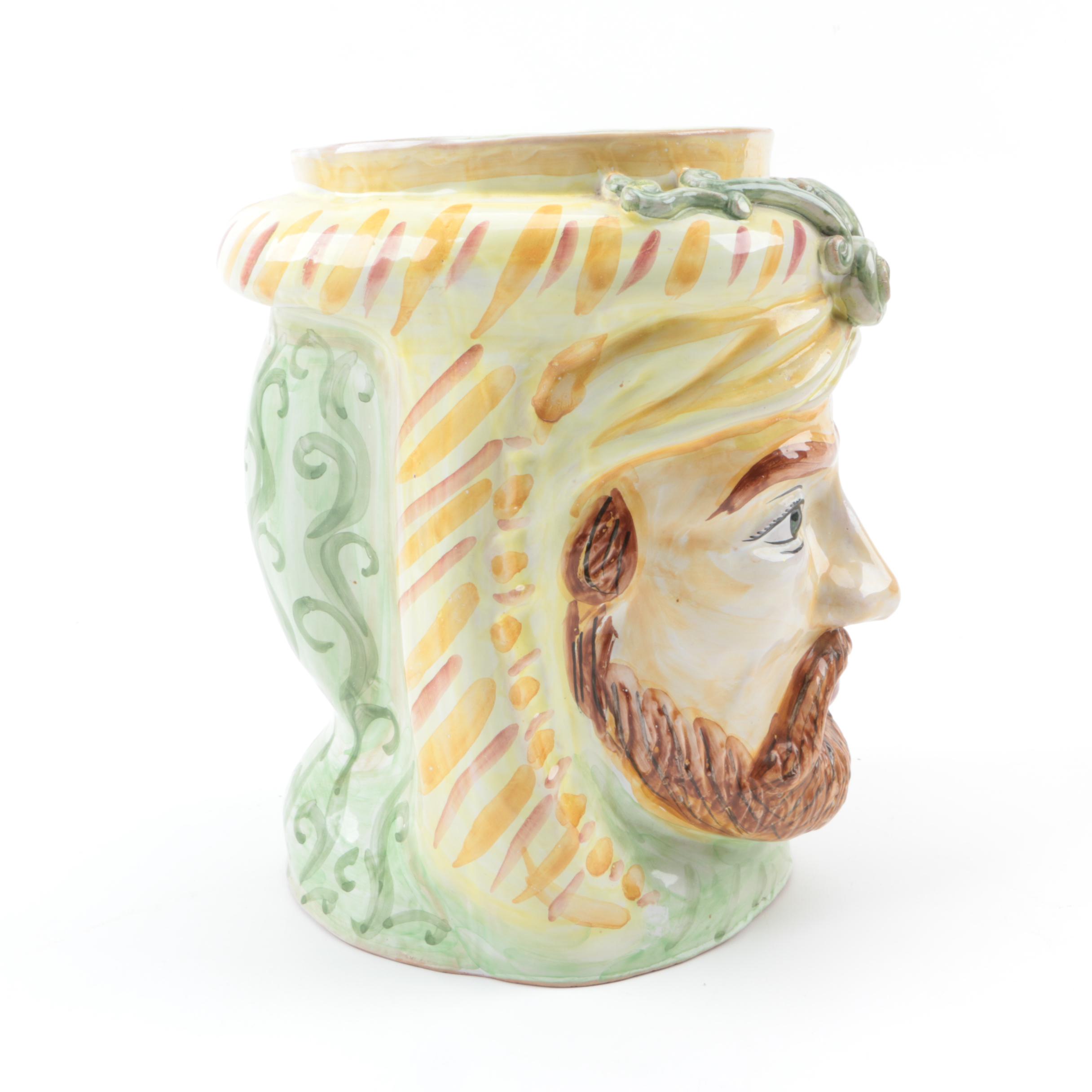 Hand-Painted Ceramic Planters