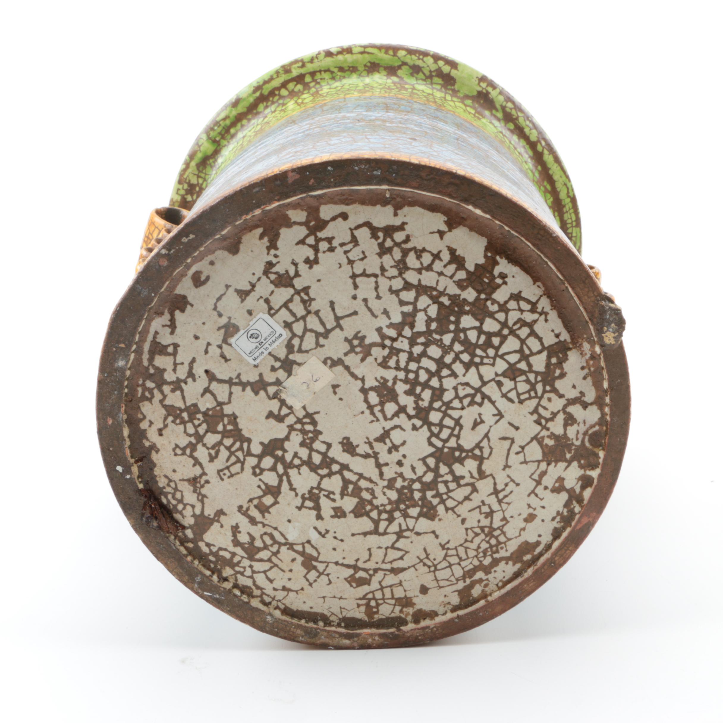 Hand-Painted Ceramic Planters