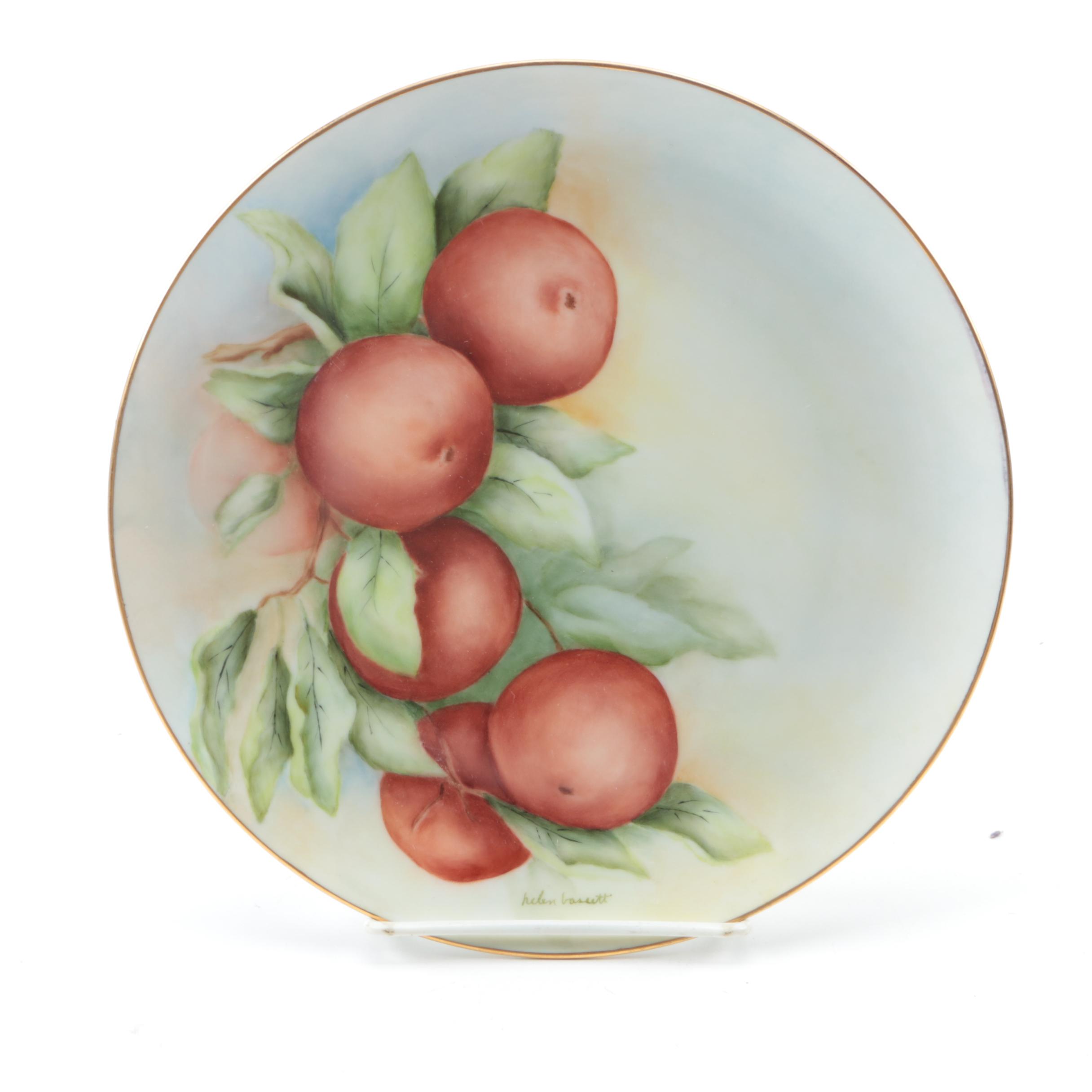 Vintage Hand Painted Plates