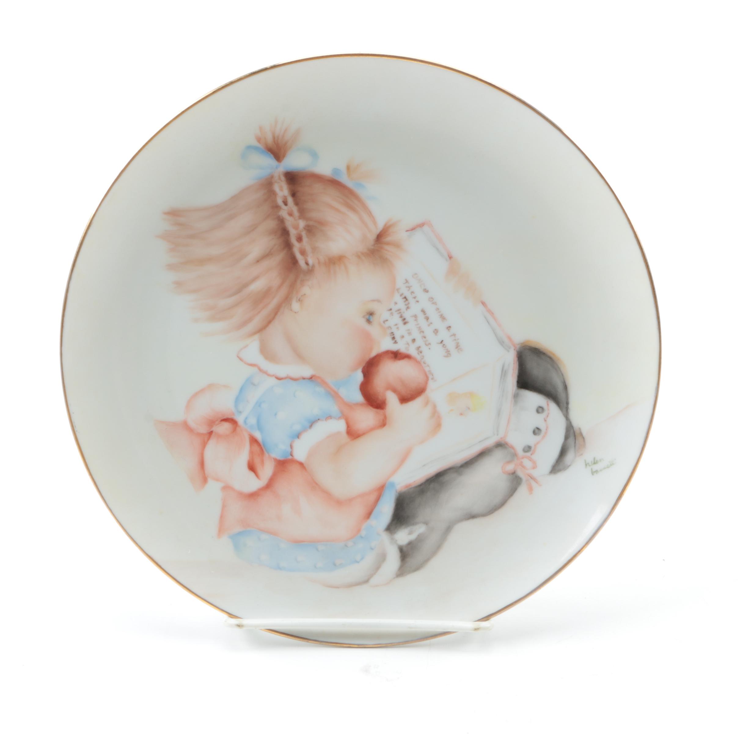 Vintage Hand Painted Plates