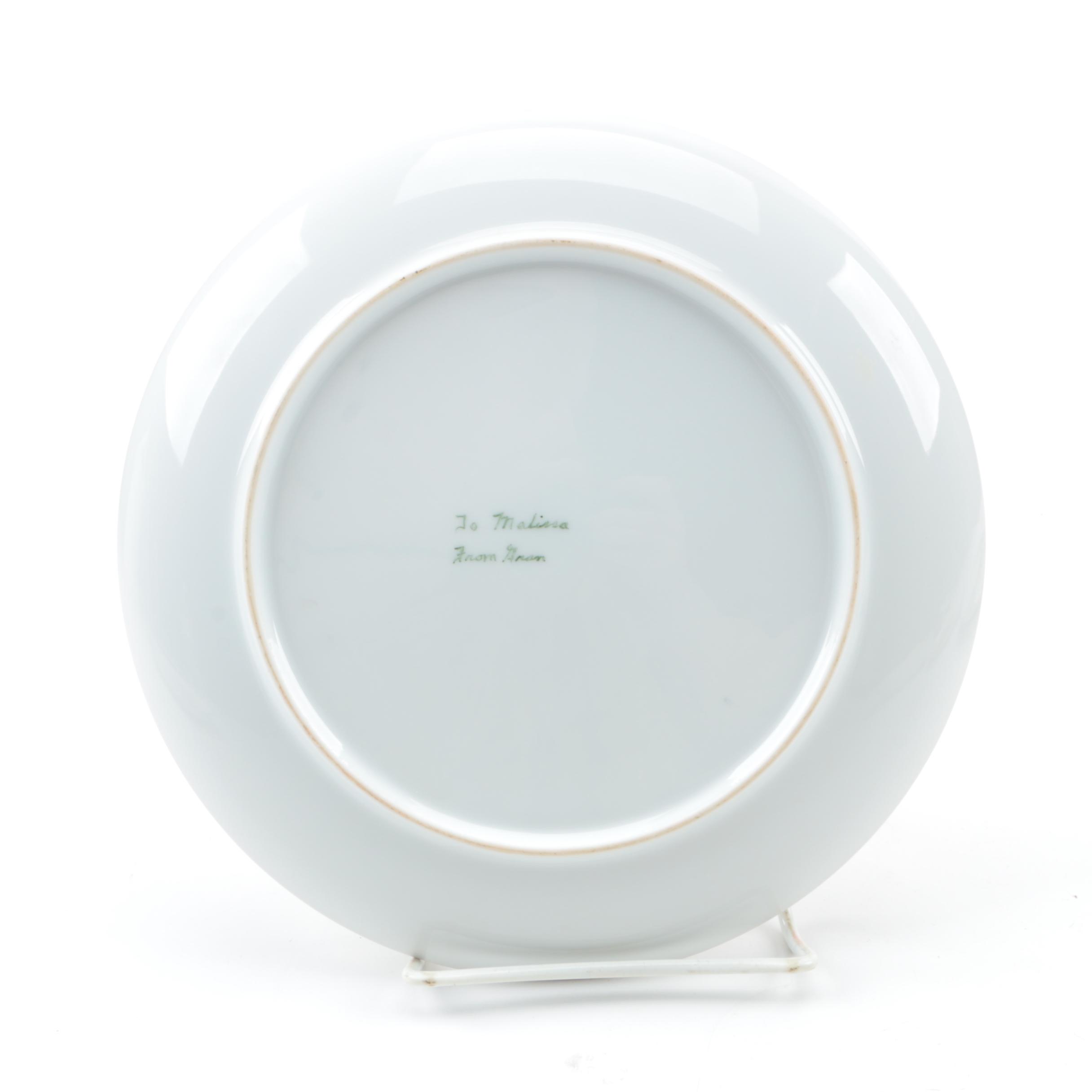 Vintage Hand Painted Plates