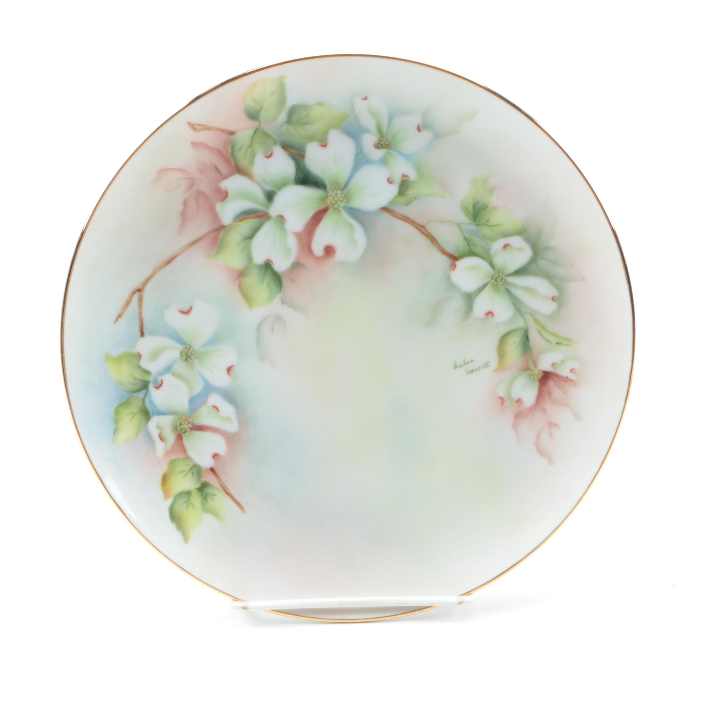 Vintage Hand Painted Plates