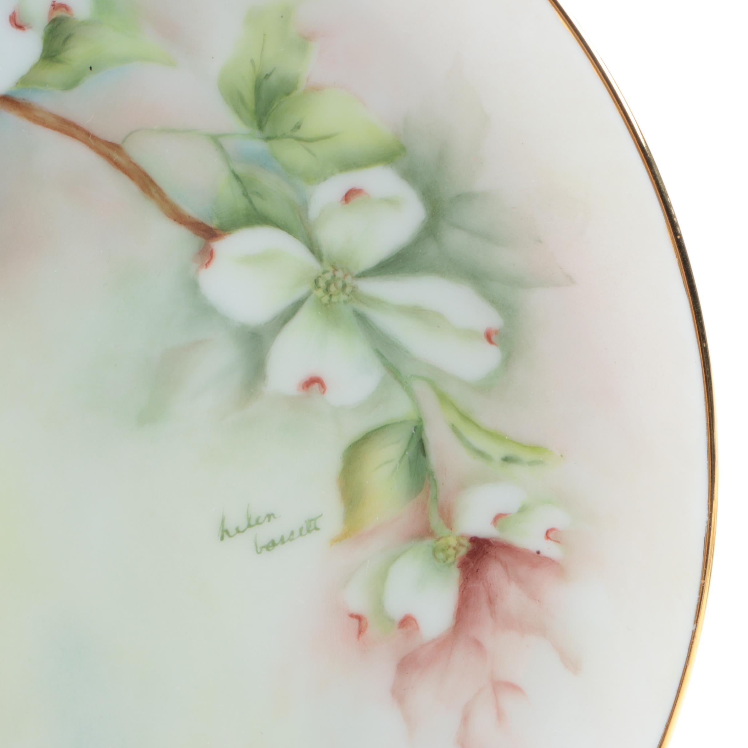 Vintage Hand Painted Plates
