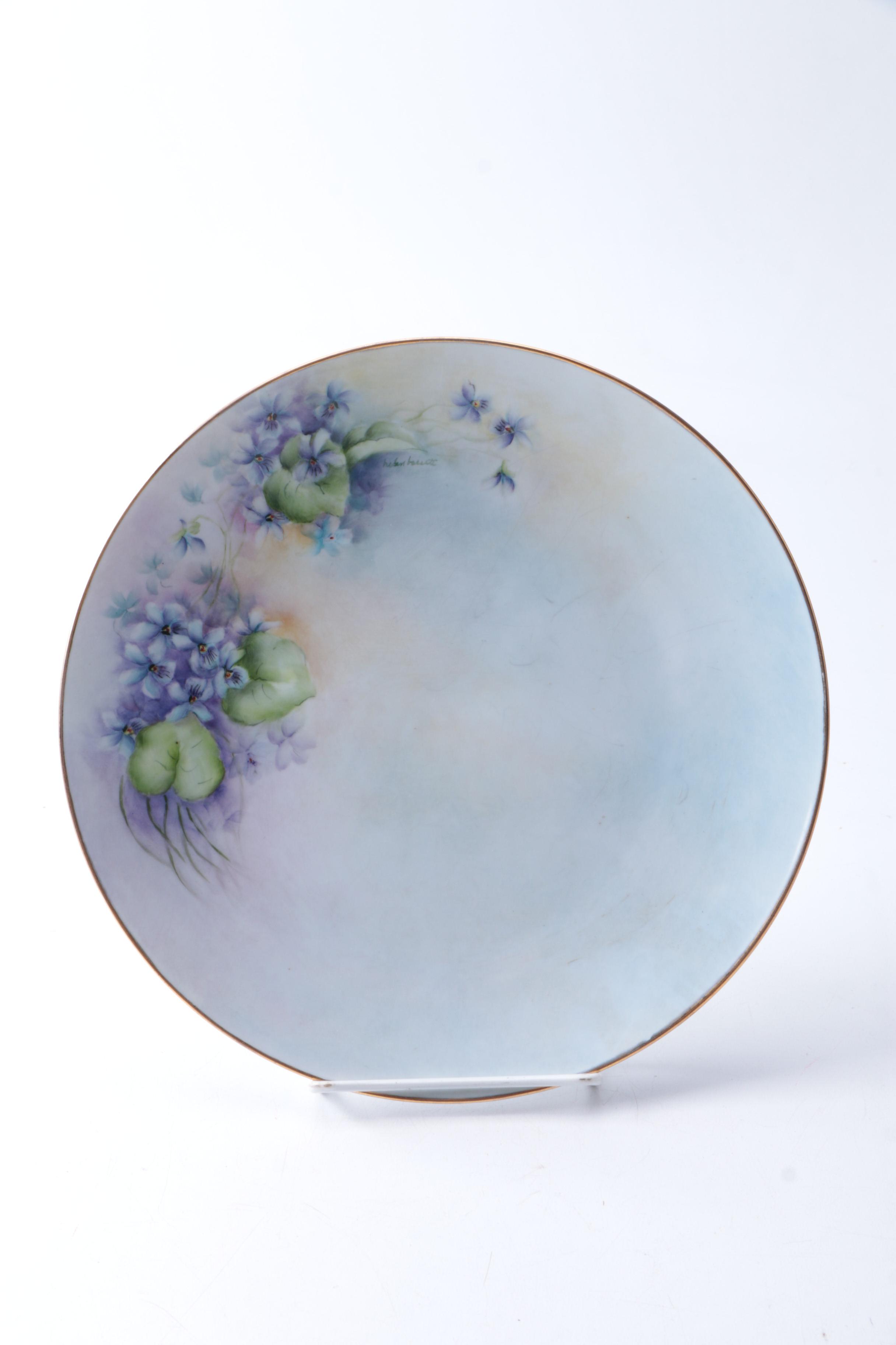 Hand Painted and Other Collector's Plates with Children