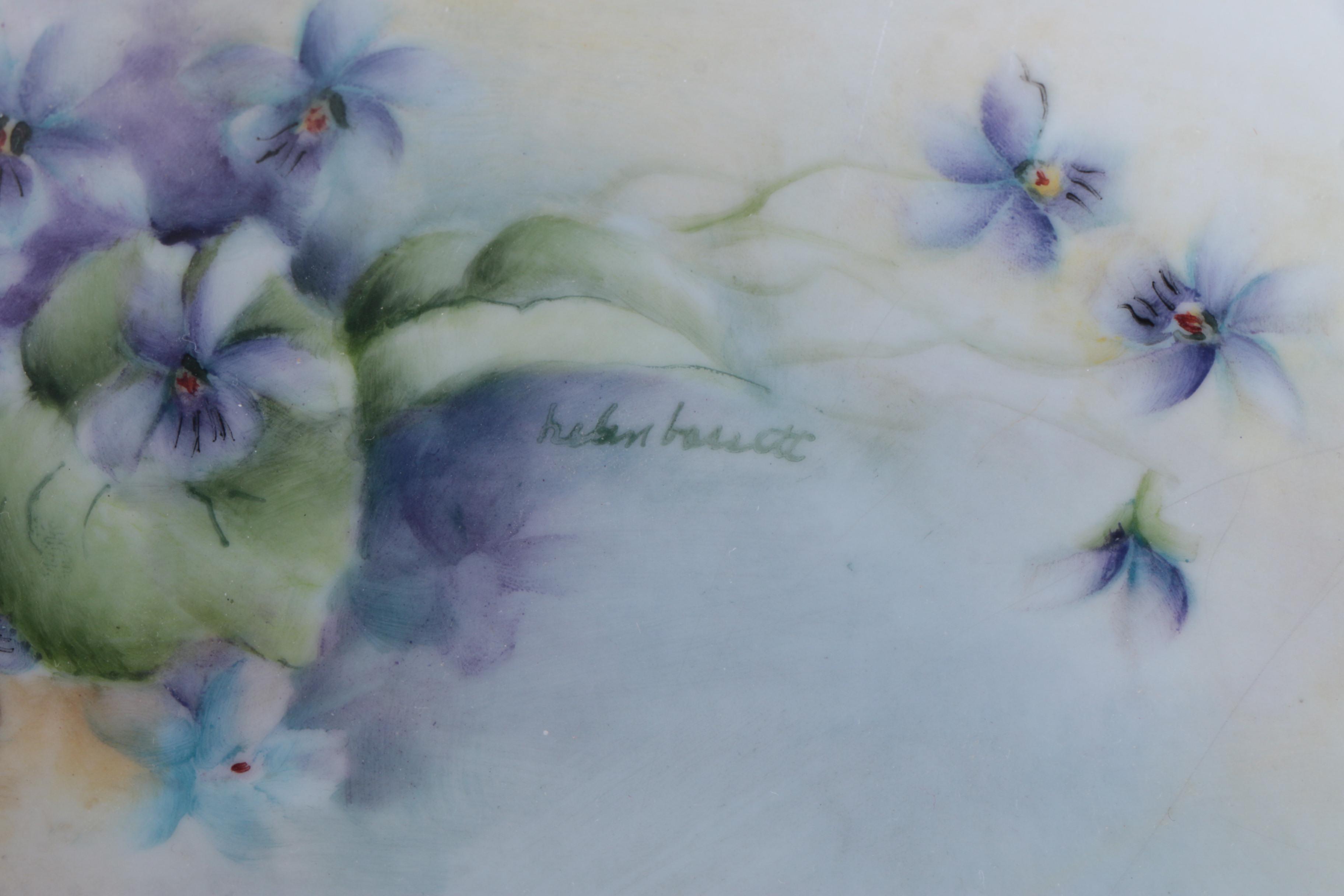 Hand Painted and Other Collector's Plates with Children