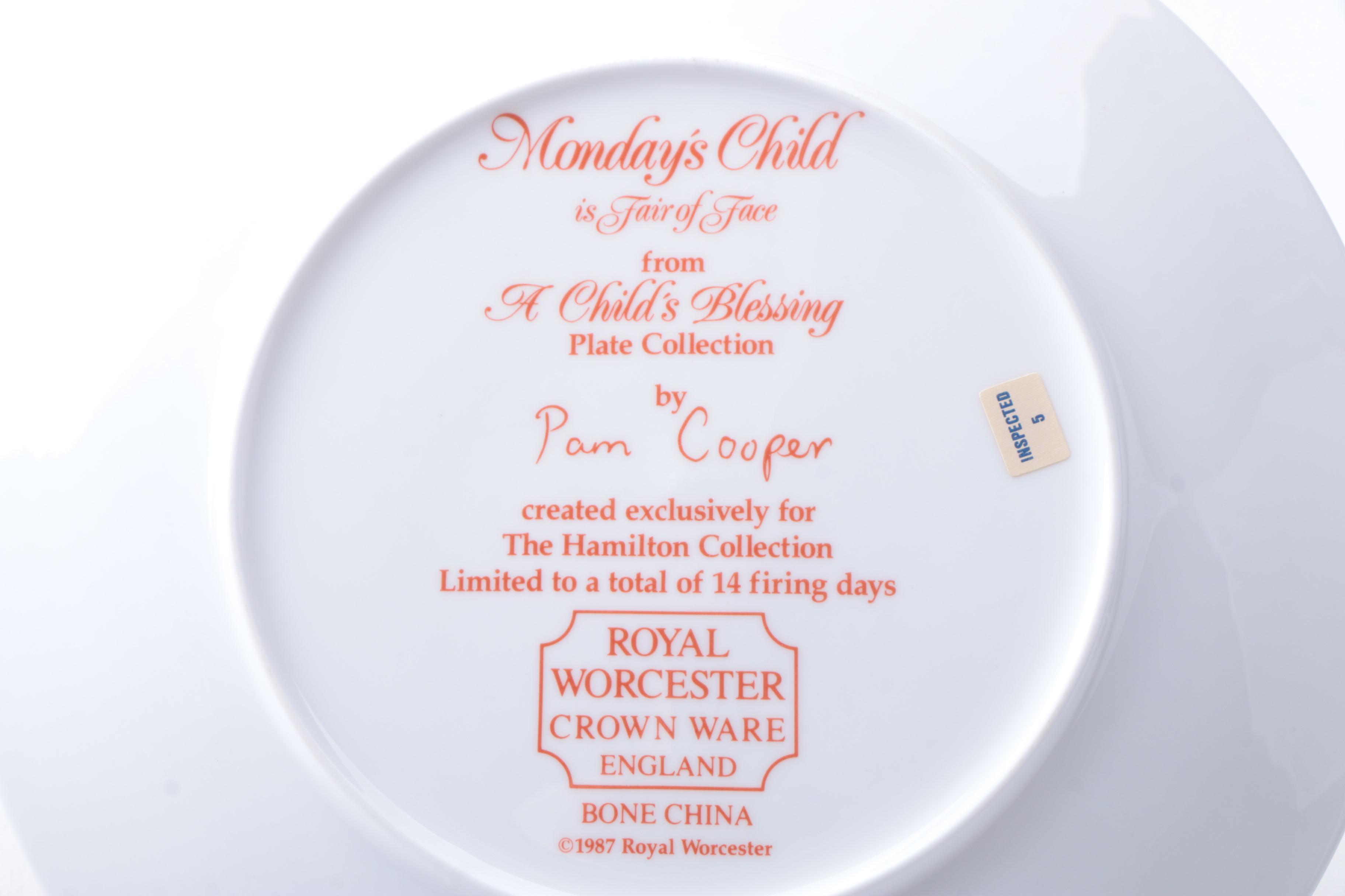 Hand Painted and Other Collector's Plates with Children