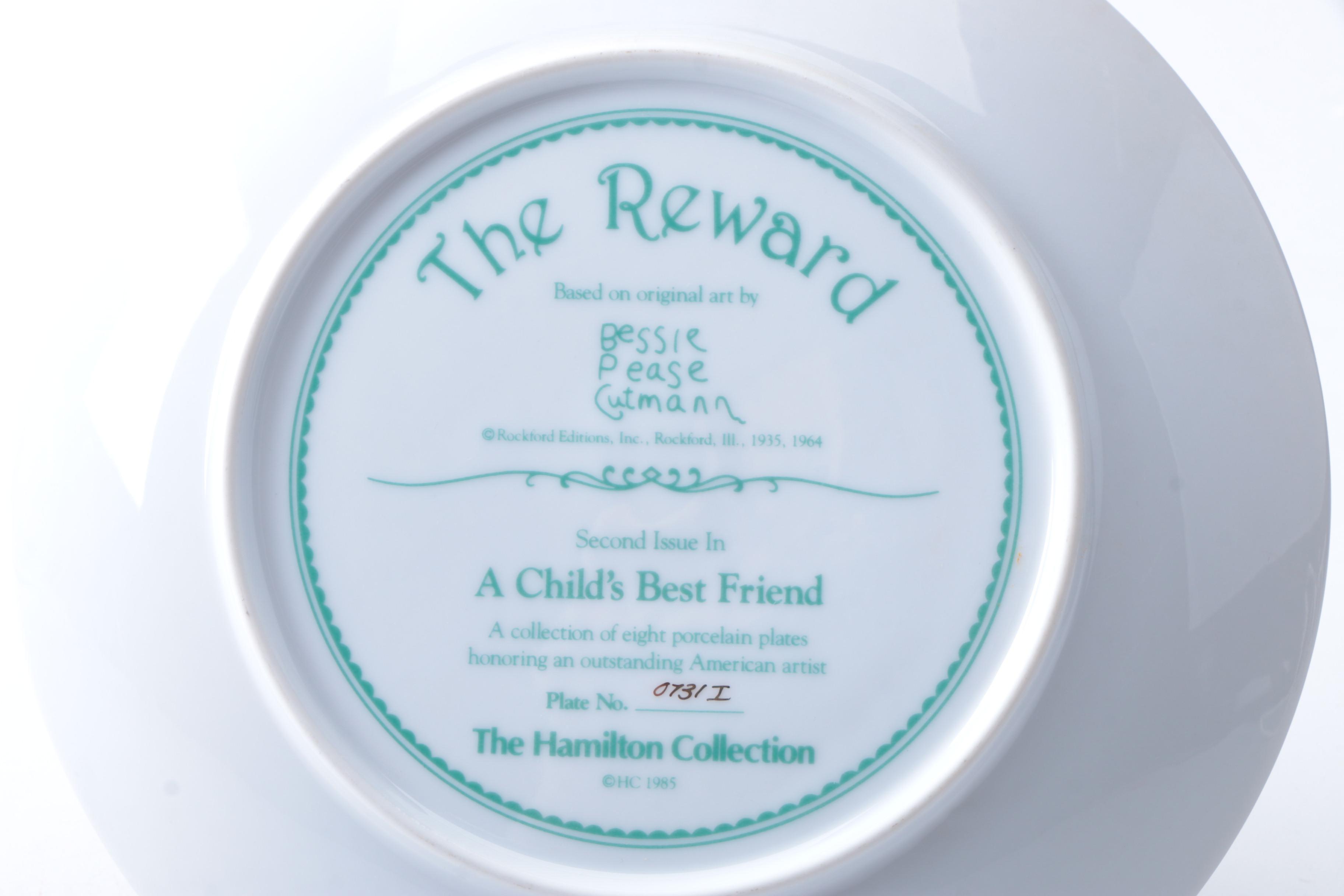 Hand Painted and Other Collector's Plates with Children