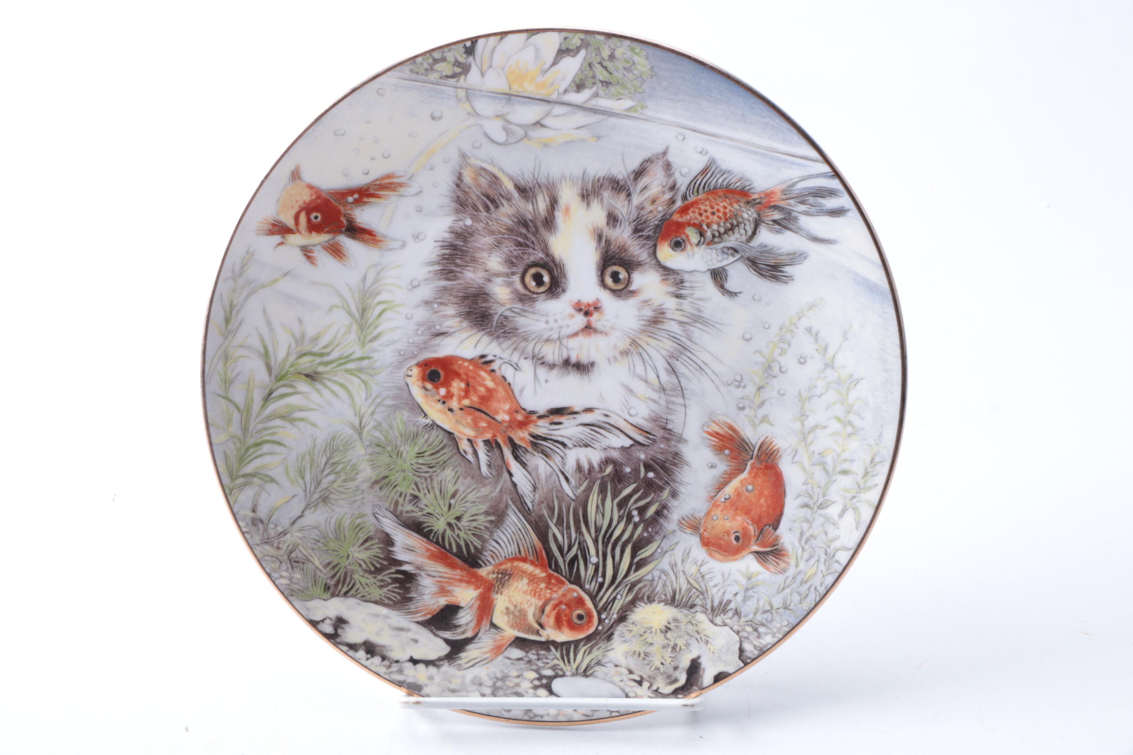 Hand Painted and Other Collector's Plates with Children