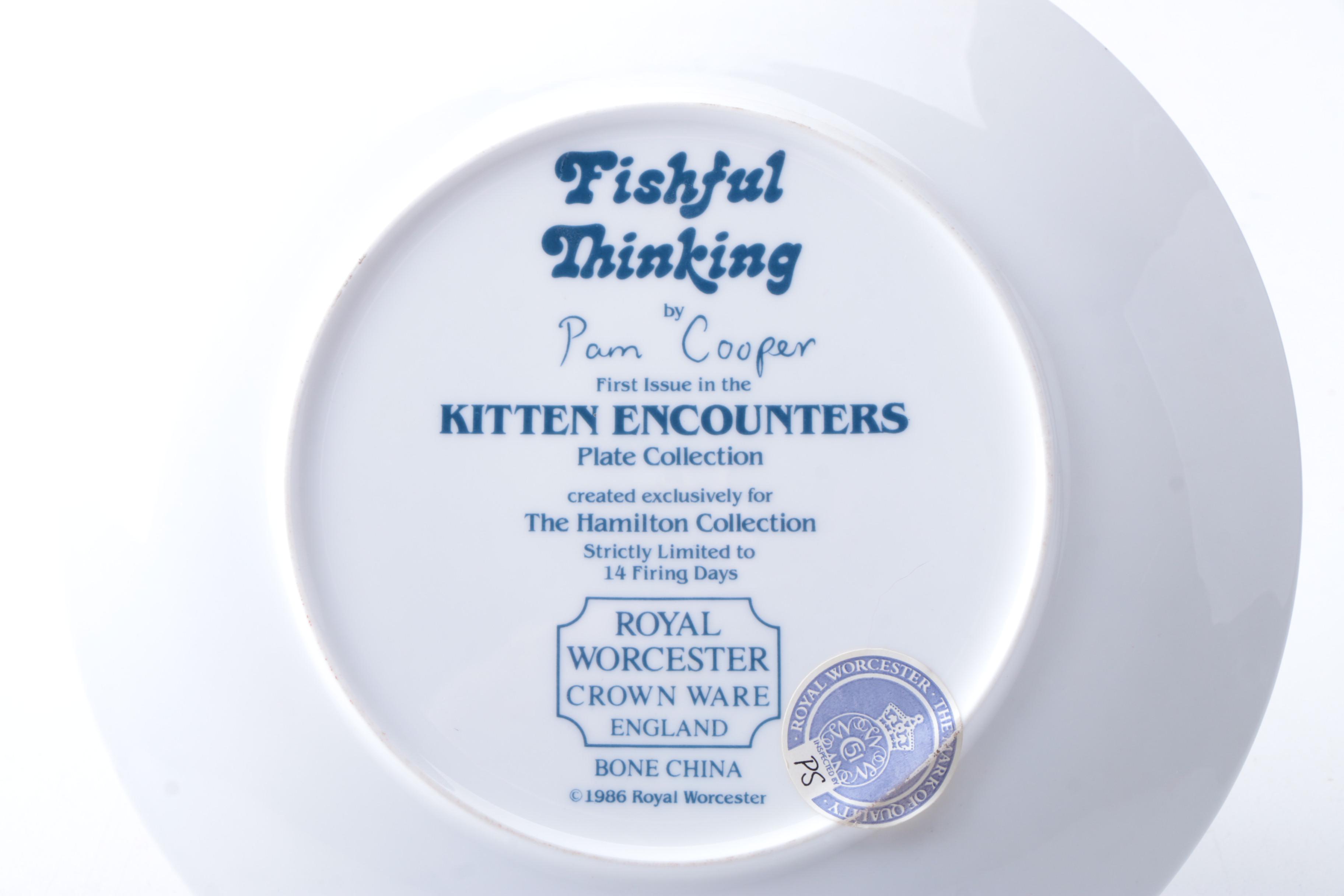 Hand Painted and Other Collector's Plates with Children