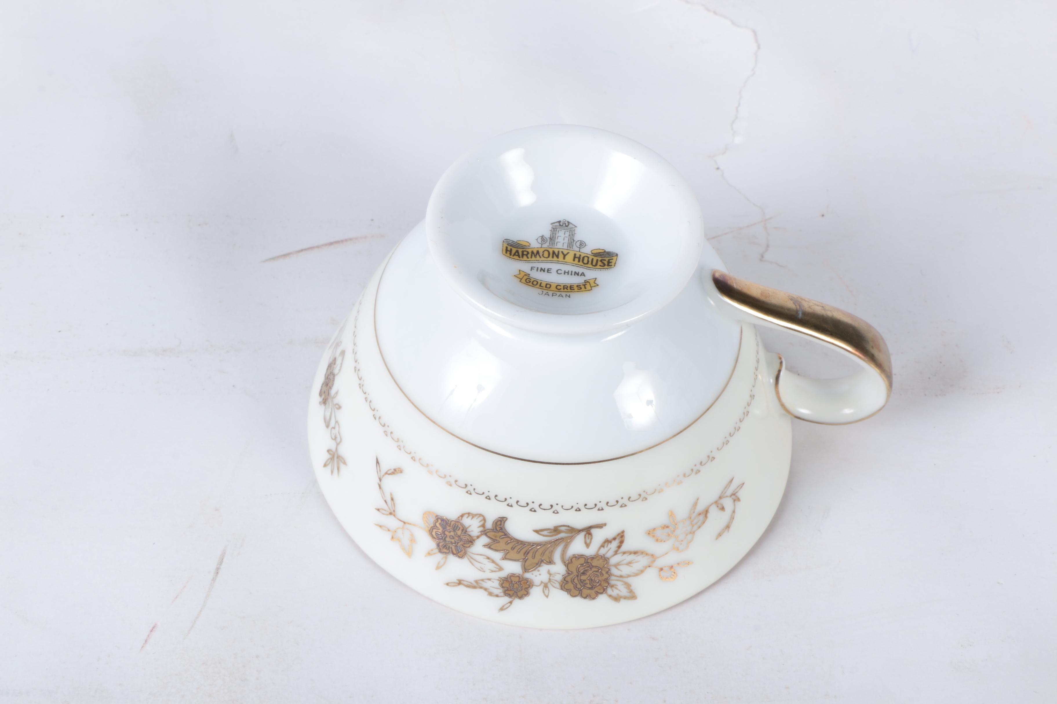 Harmony House "Gold Crest" Fine China