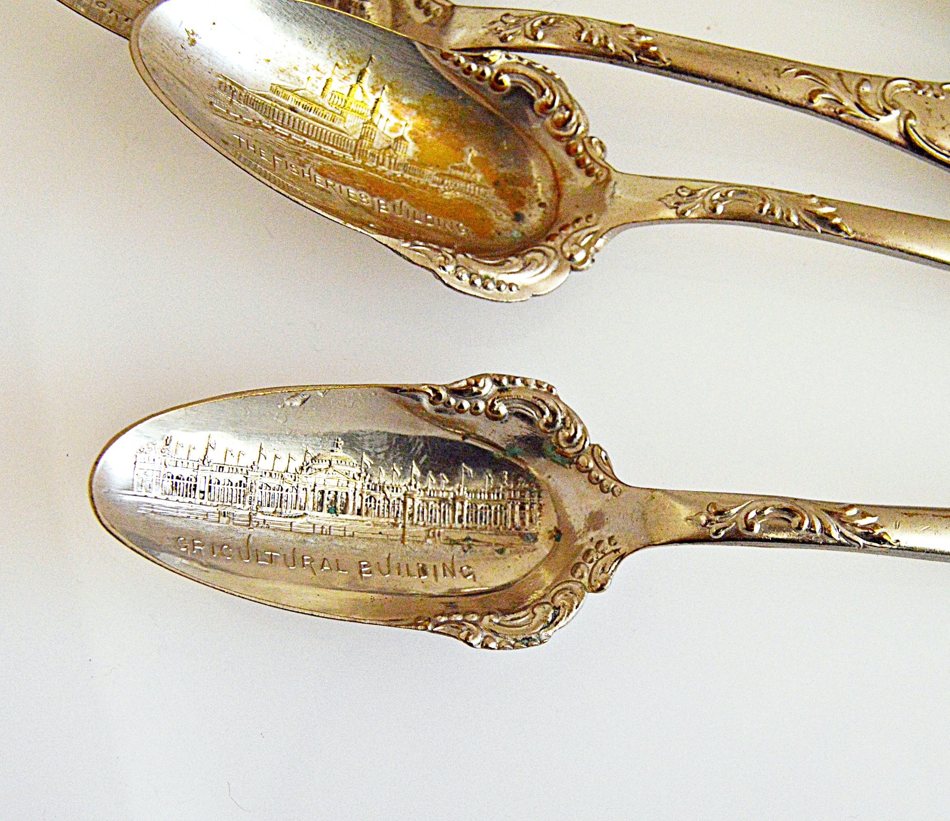 Set of 1893 Chicago World's Fair Souvenir Spoons