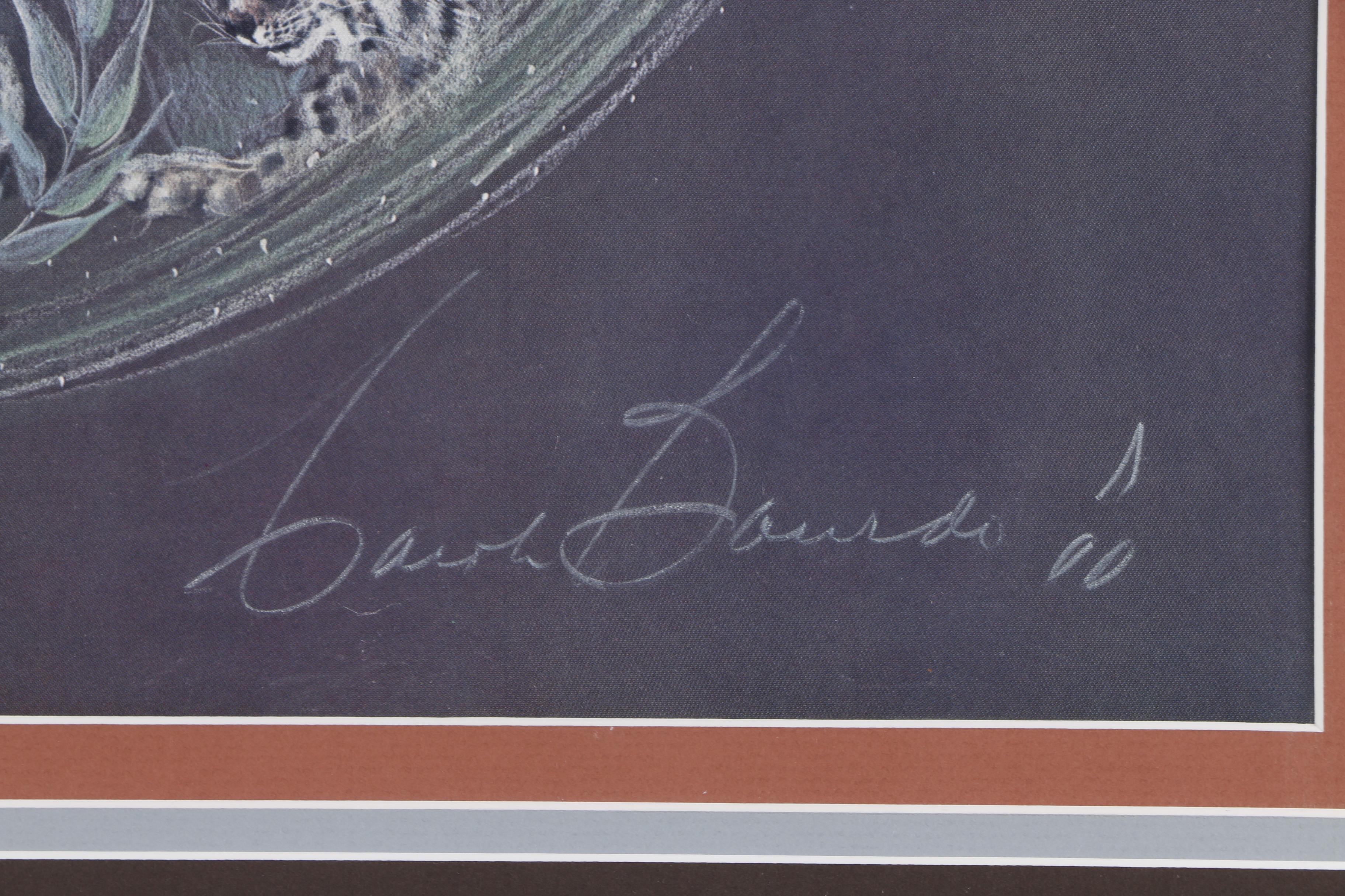 Carole Bourdo 1980s Limited Edition Offset Lithograph "The Beginning Place"