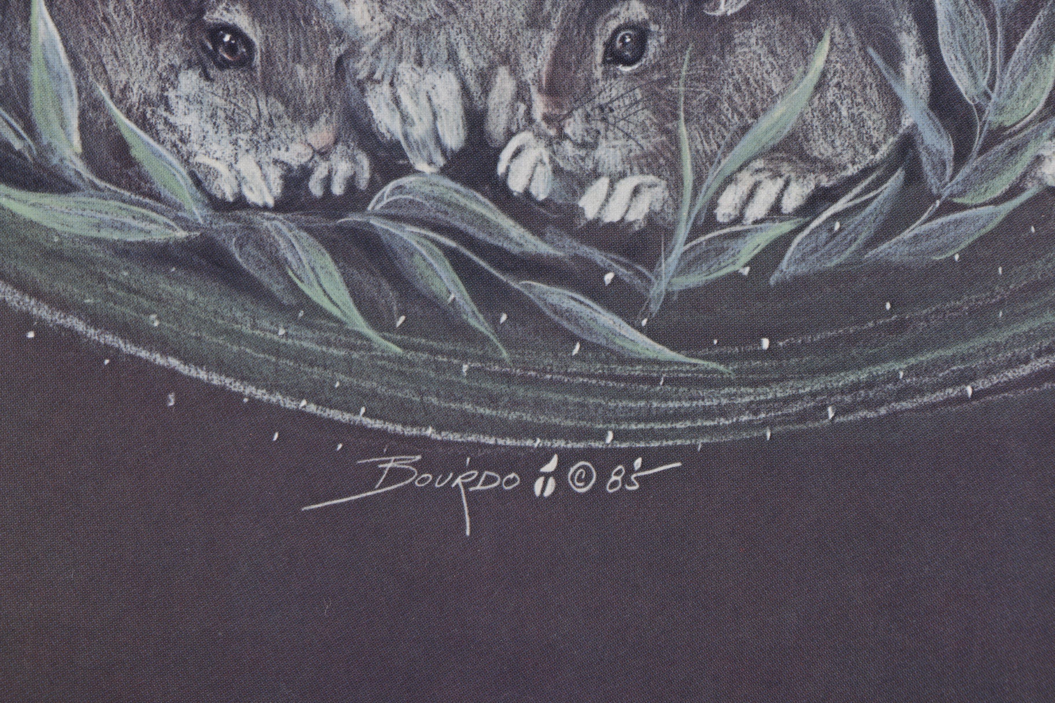 Carole Bourdo 1980s Limited Edition Offset Lithograph "The Beginning Place"