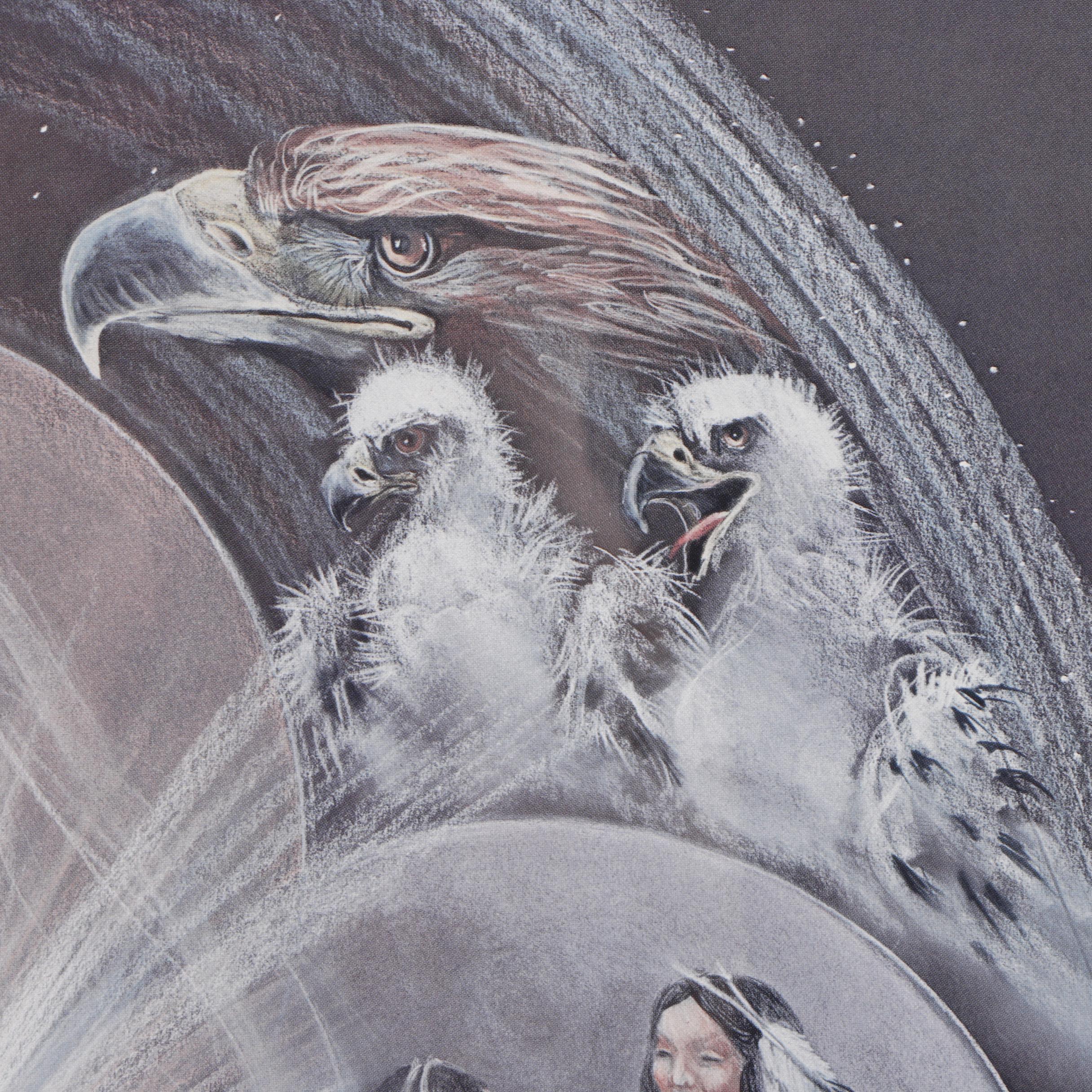 Carole Bourdo 1980s Limited Edition Offset Lithograph "The Beginning Place"