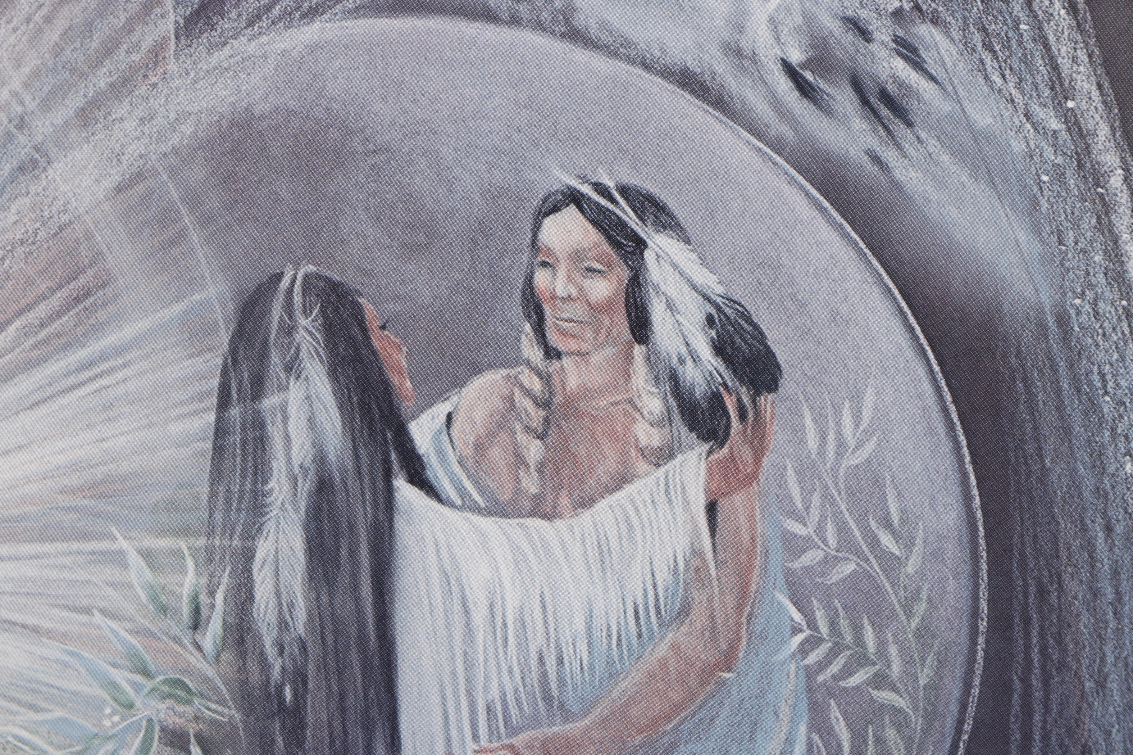 Carole Bourdo 1980s Limited Edition Offset Lithograph "The Beginning Place"