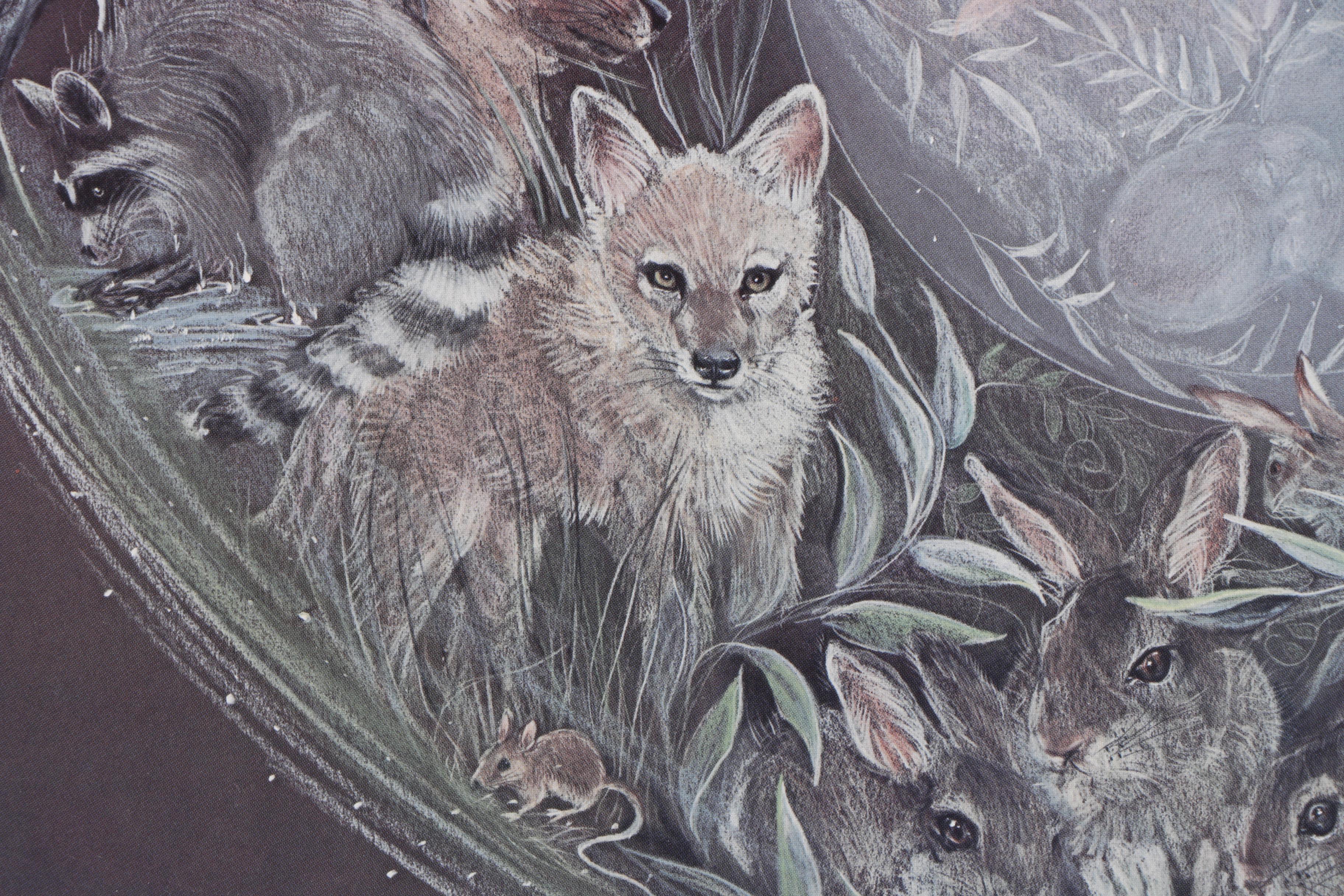 Carole Bourdo 1980s Limited Edition Offset Lithograph "The Beginning Place"