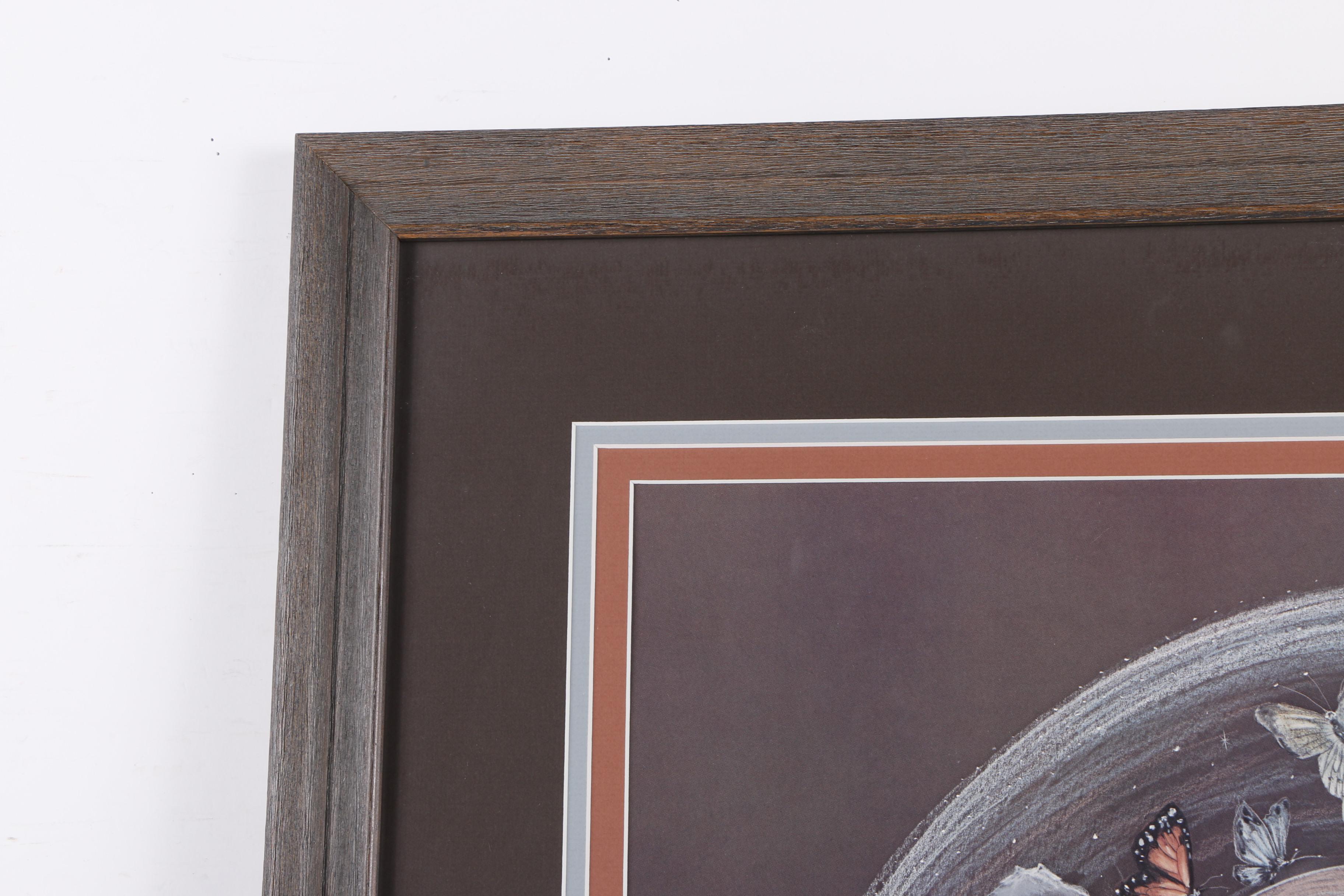 Carole Bourdo 1980s Limited Edition Offset Lithograph "The Beginning Place"