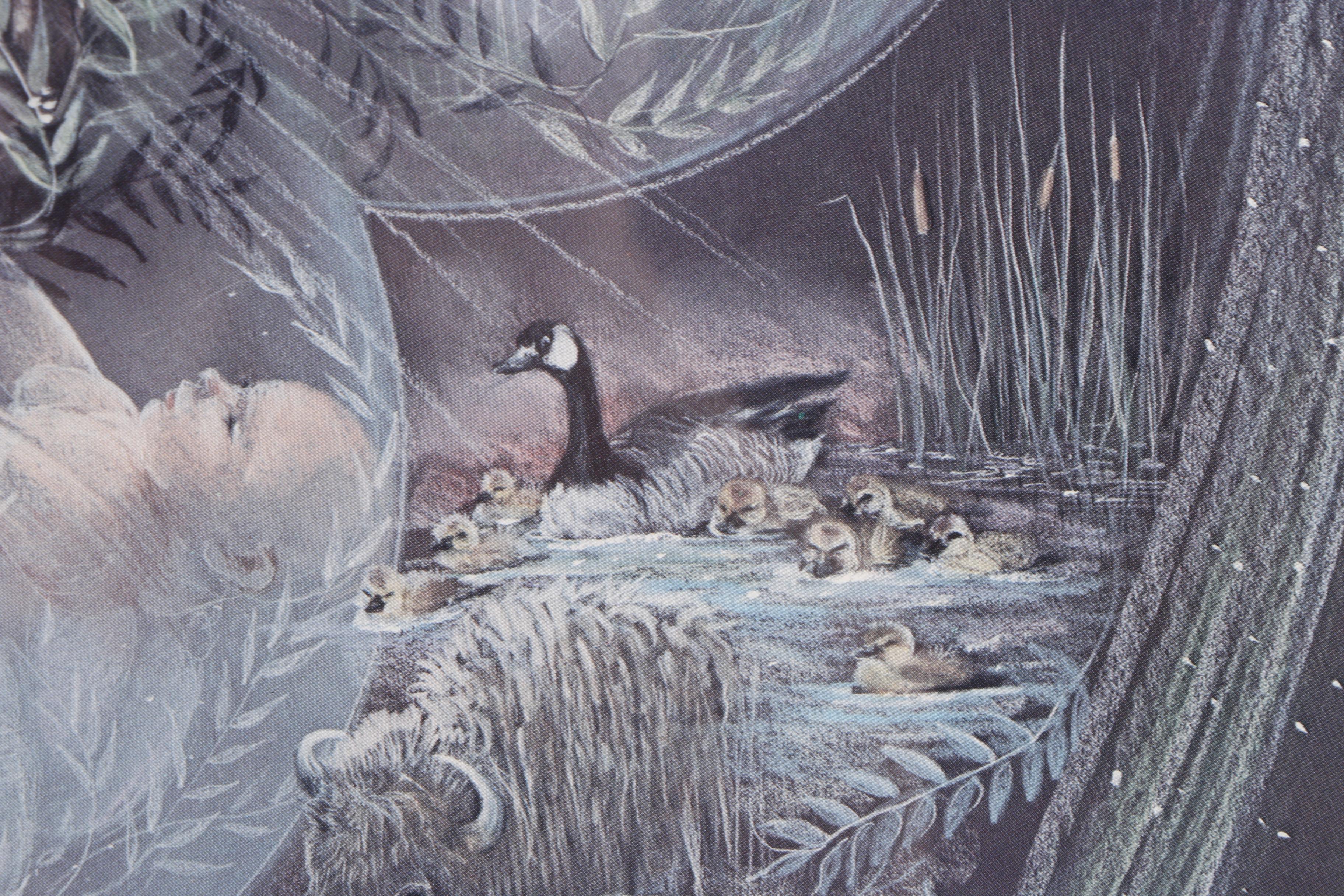 Carole Bourdo 1980s Limited Edition Offset Lithograph "The Beginning Place"