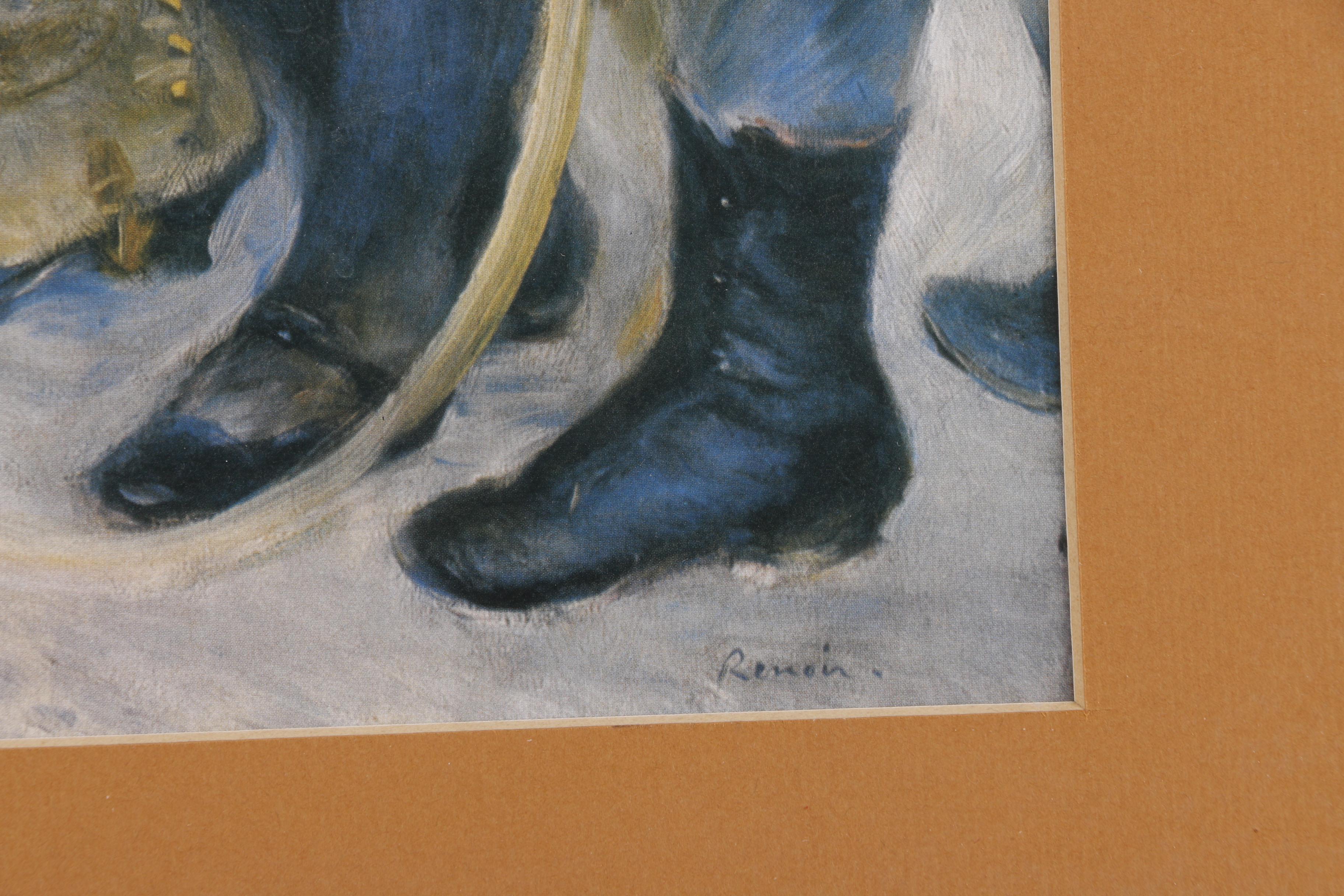 Offset Lithograph After Pierre-Auguste Renoir's "Les Parapluies"