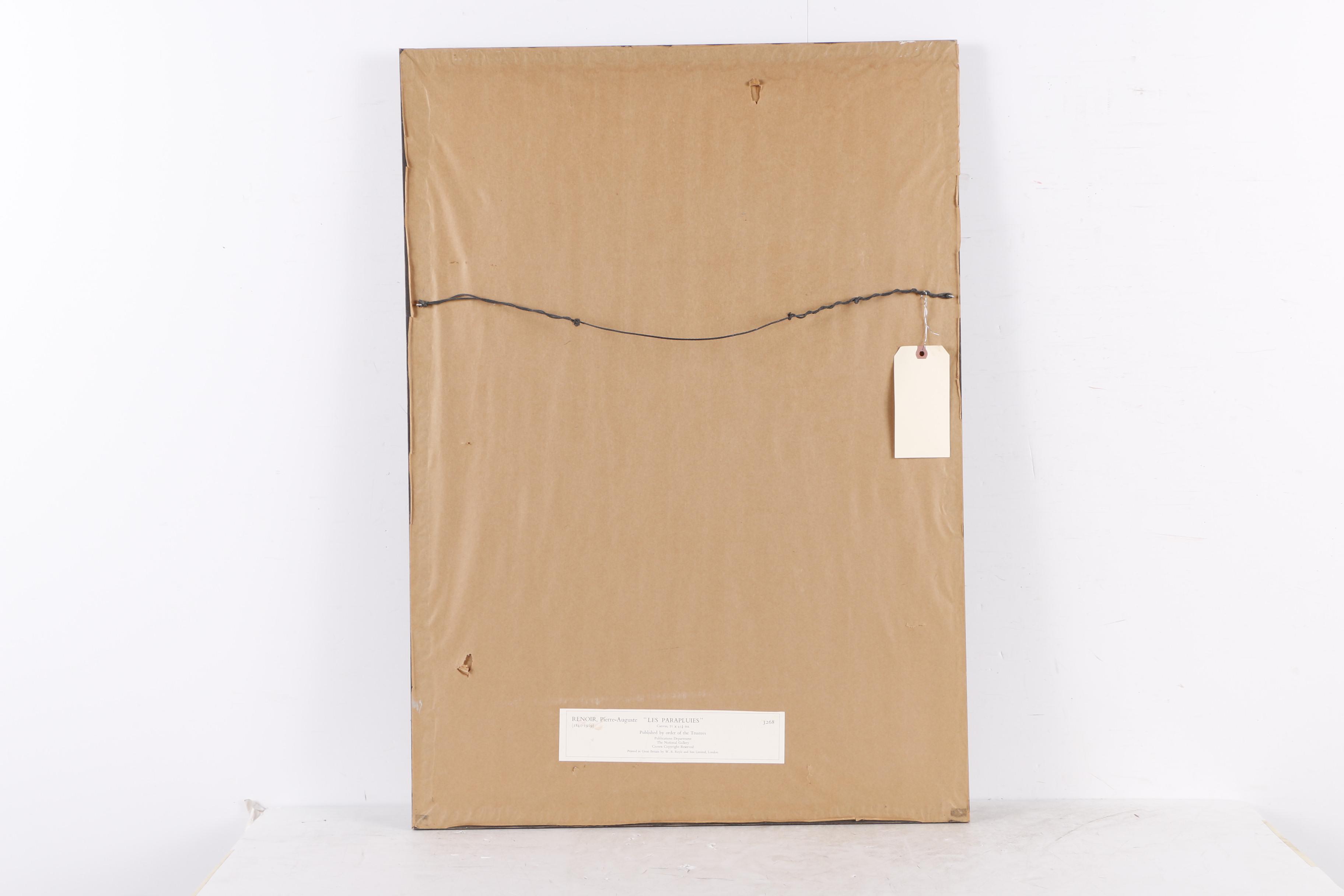 Offset Lithograph After Pierre-Auguste Renoir's "Les Parapluies"