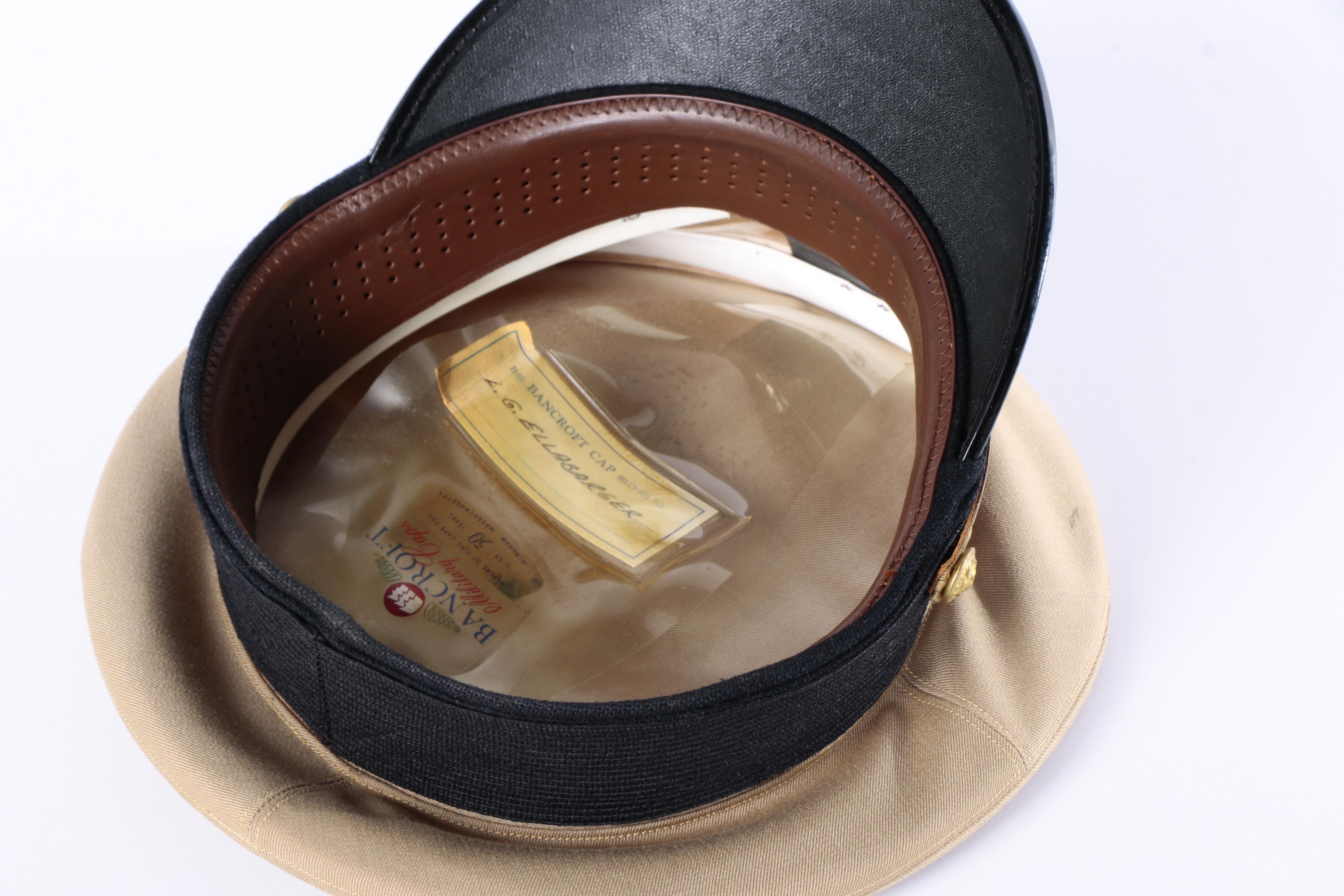 Vintage US Navy Service Dress Khaki Uniform, Cap and Covers