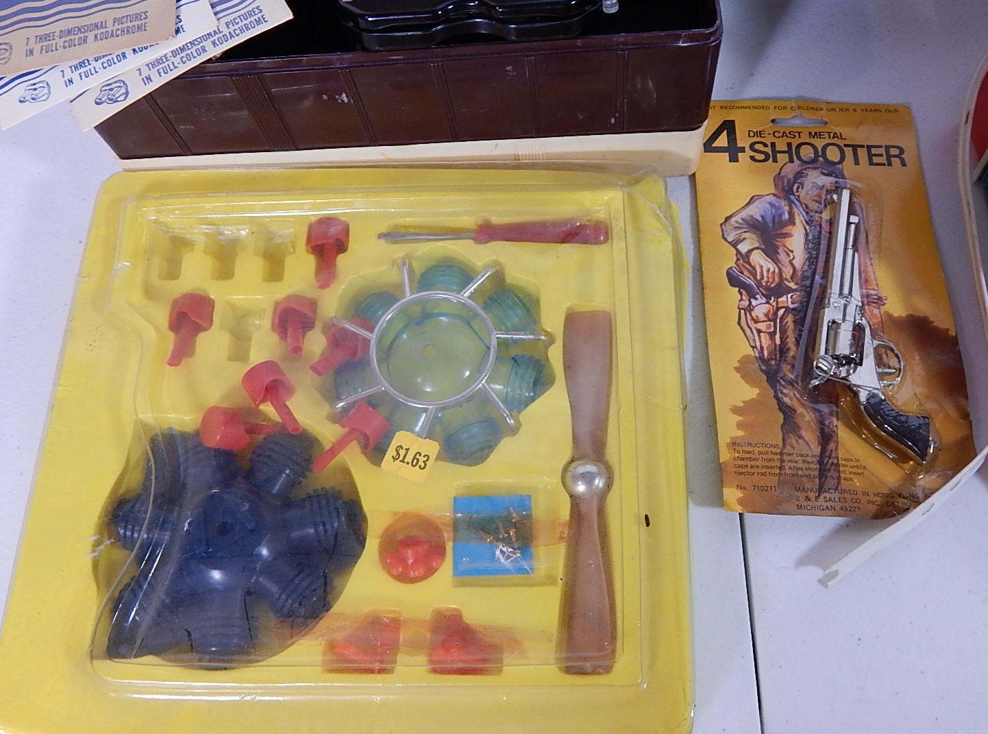 Vintage Toy Lot with G.I. Joe Jeep and Evel Knievel