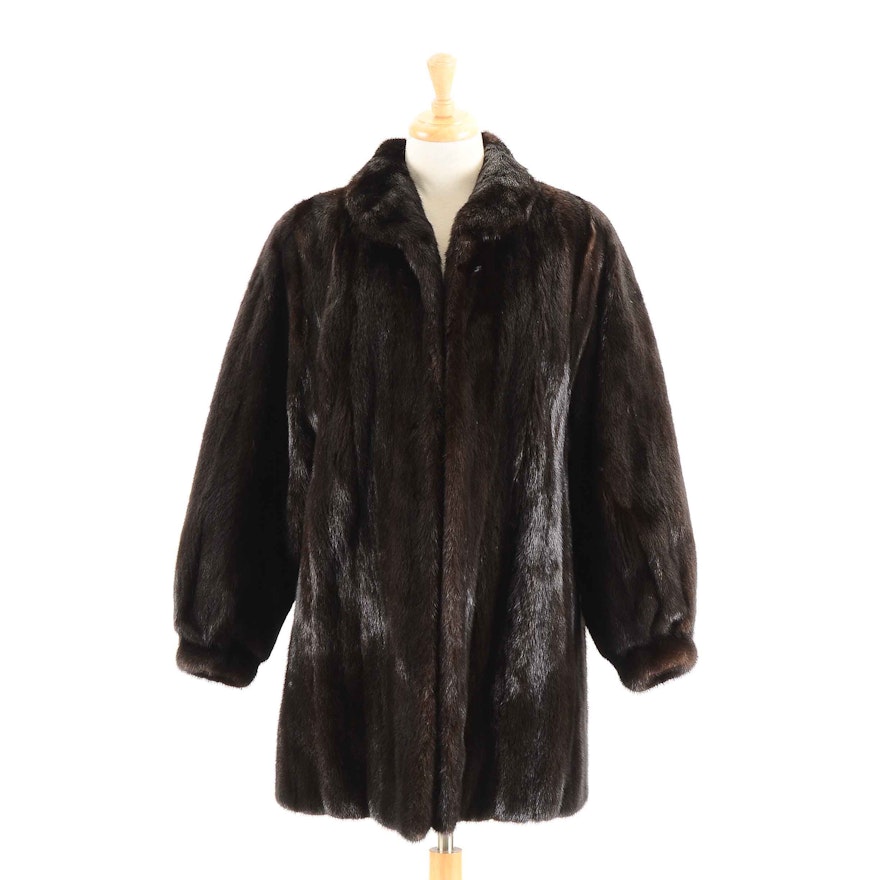 Bill Blass Vintage Mink Fur Coat