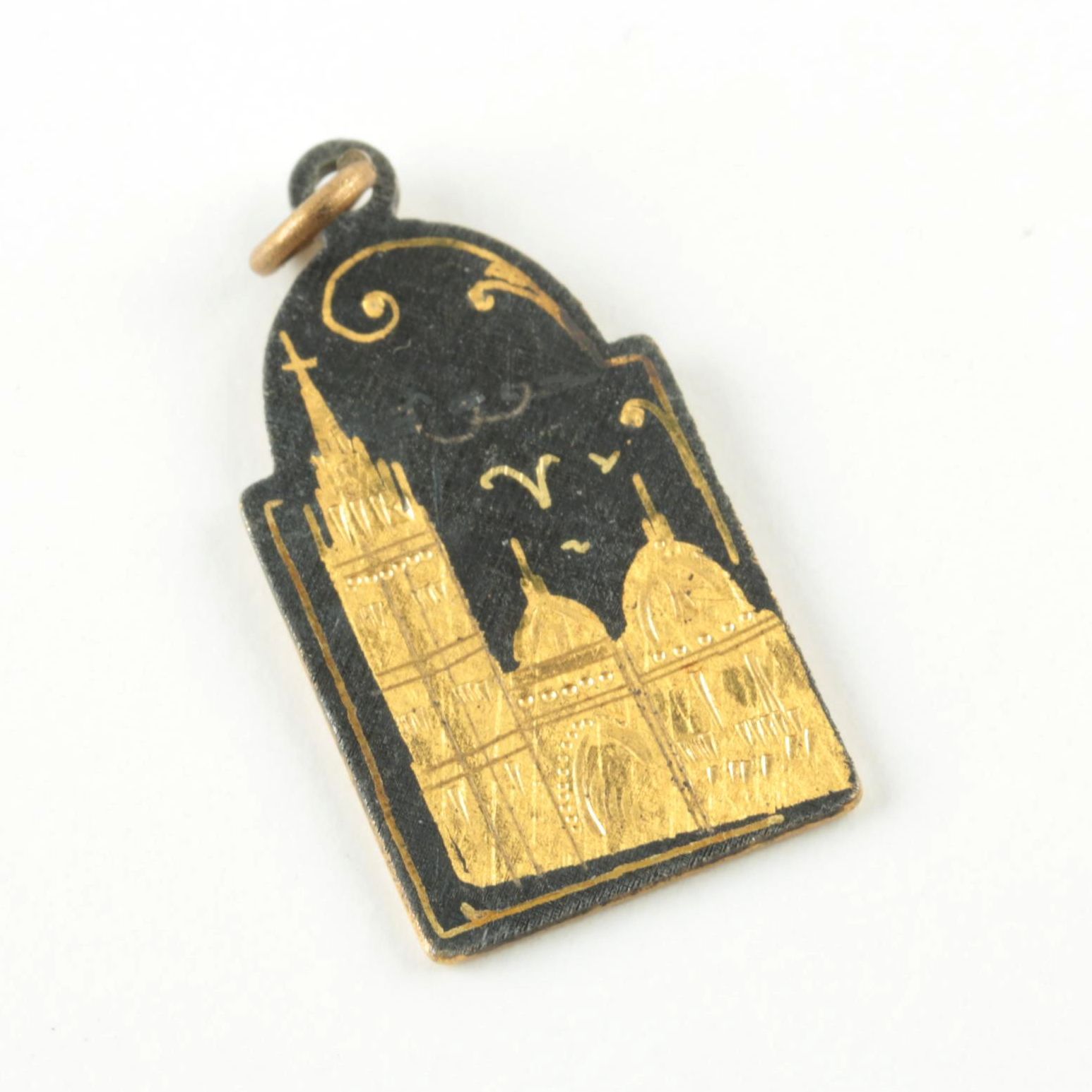 Gold-Tone Bracelet and Pendant Selection Including Agate