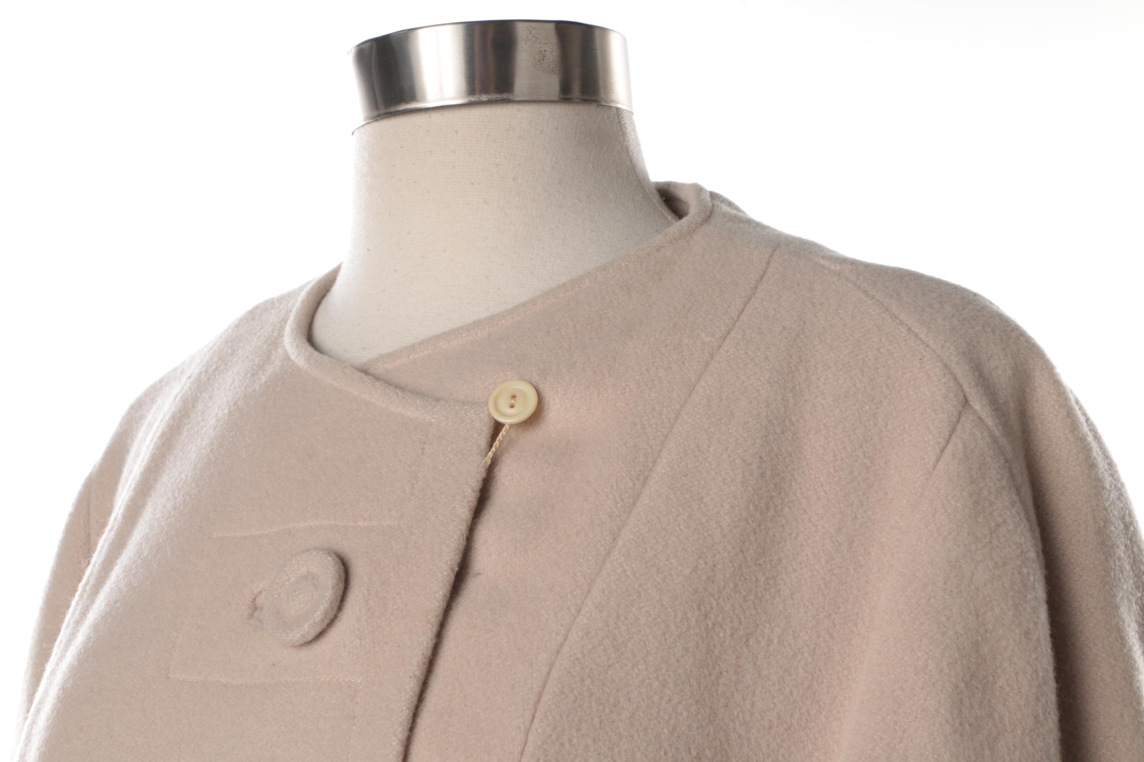 Women's Vintage Prince Luxury Fabrics Cashmere Coat