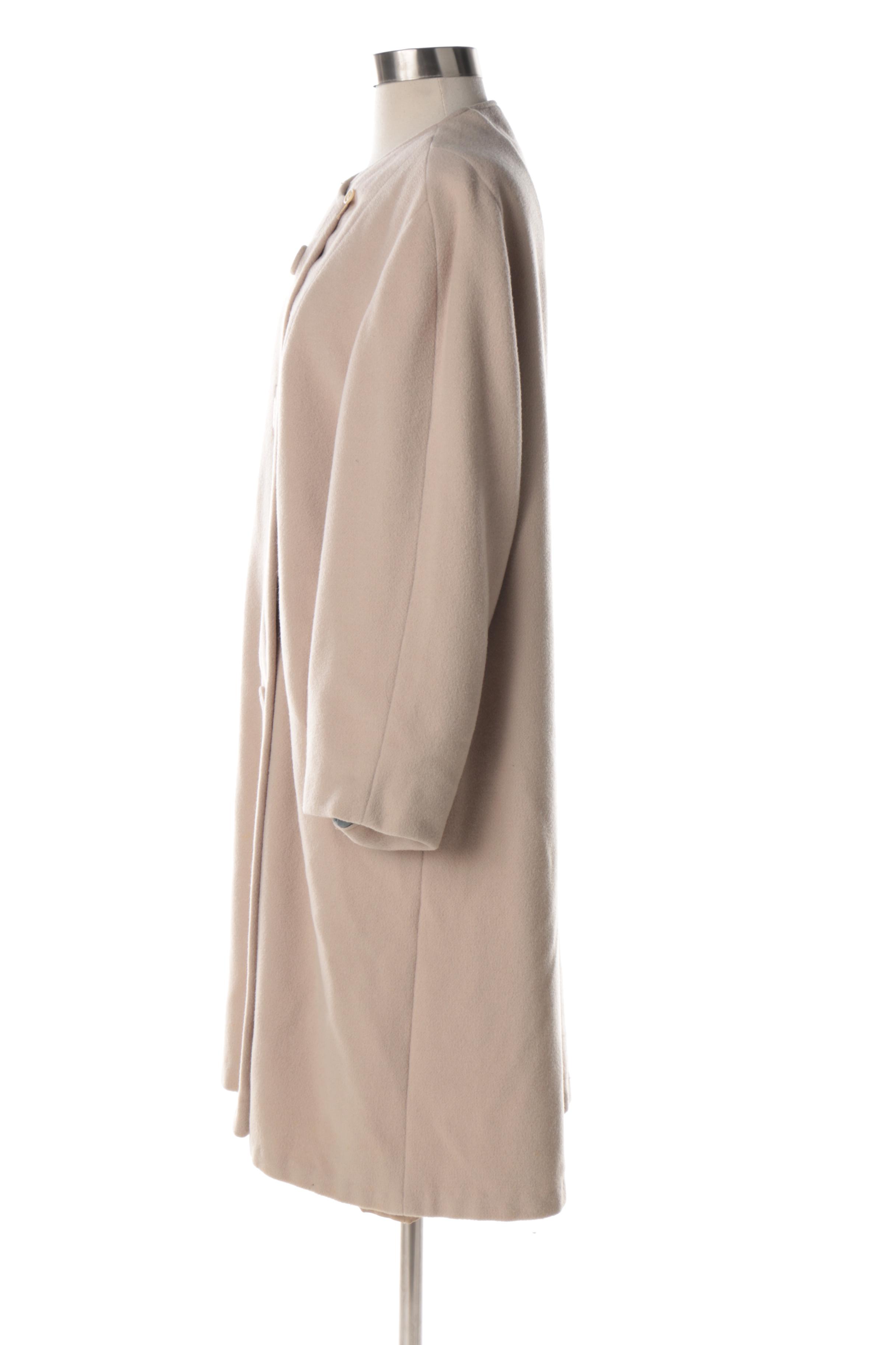 Women's Vintage Prince Luxury Fabrics Cashmere Coat