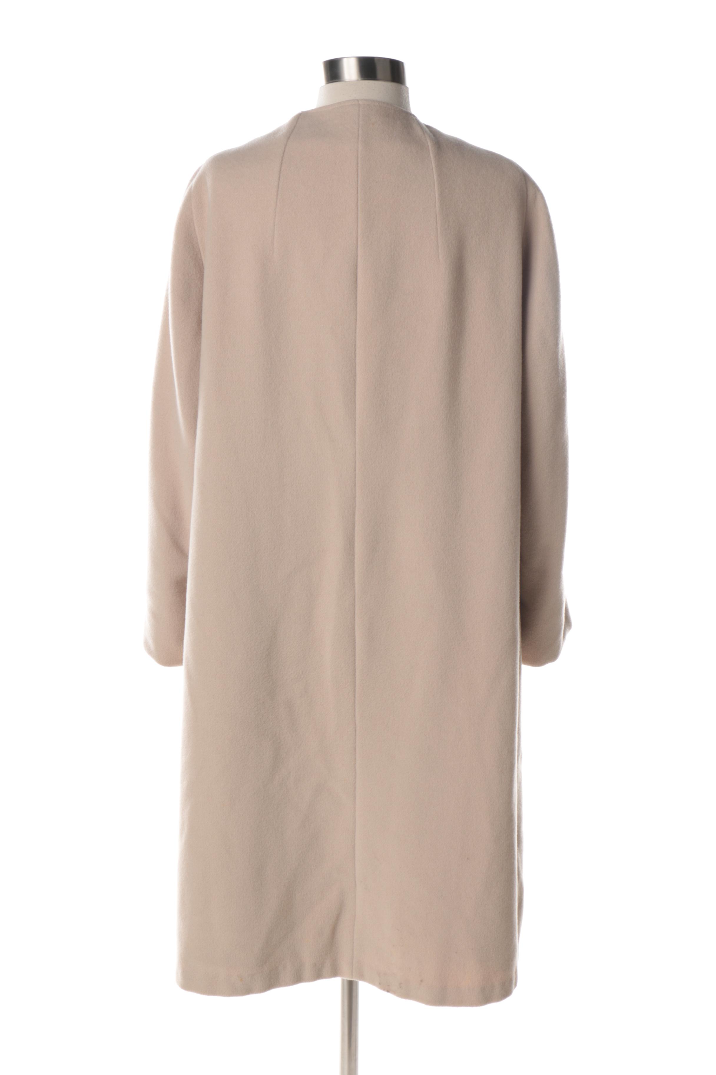 Women's Vintage Prince Luxury Fabrics Cashmere Coat
