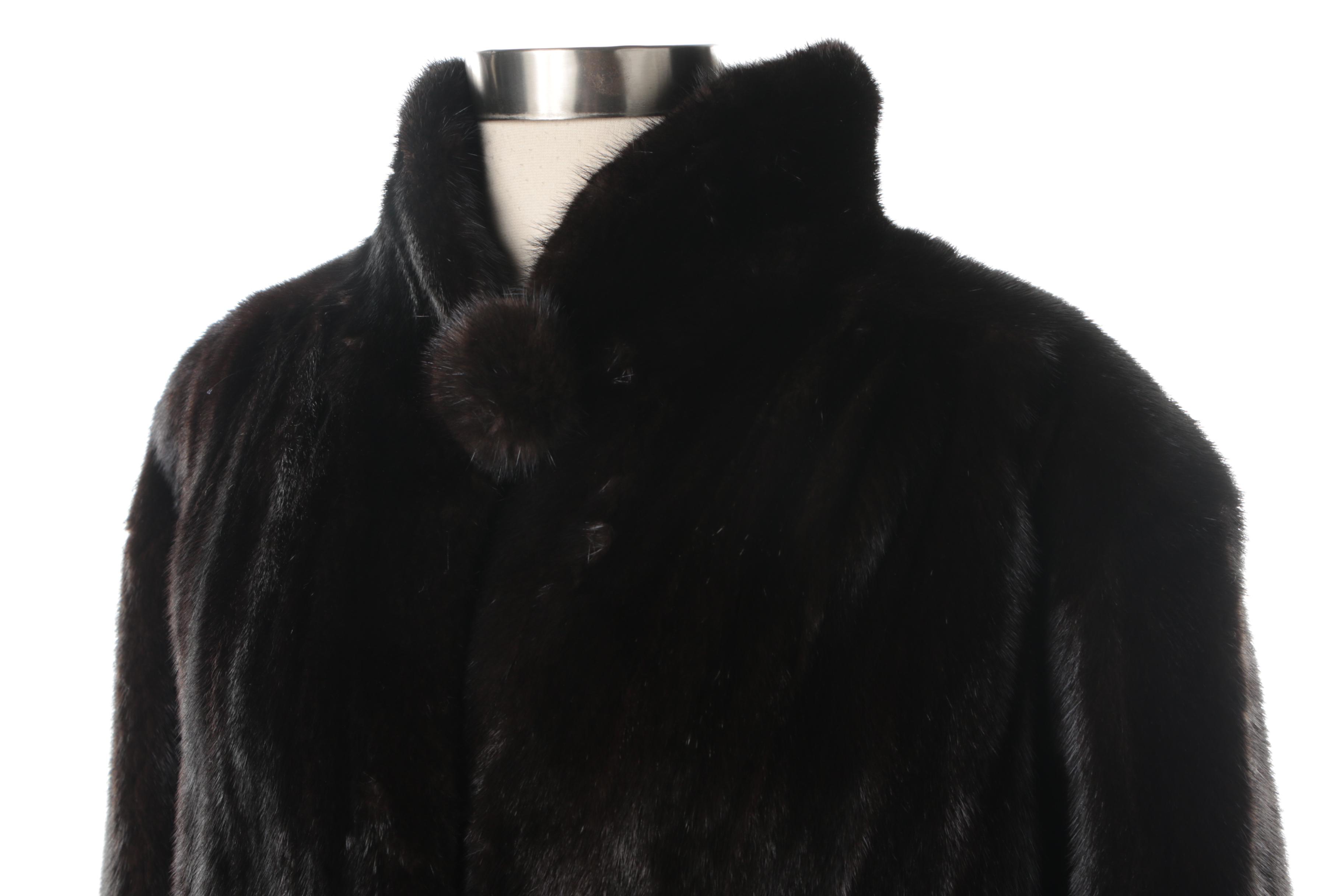 Vintage Revillon Ranch Mink Fur Coat
