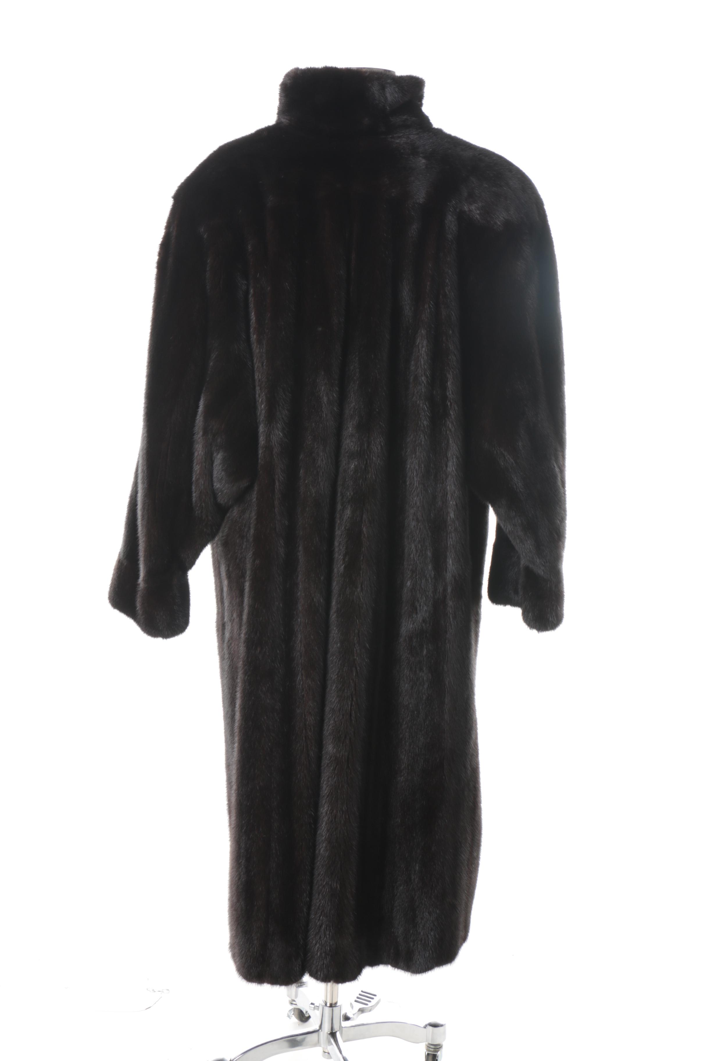 Vintage Revillon Ranch Mink Fur Coat