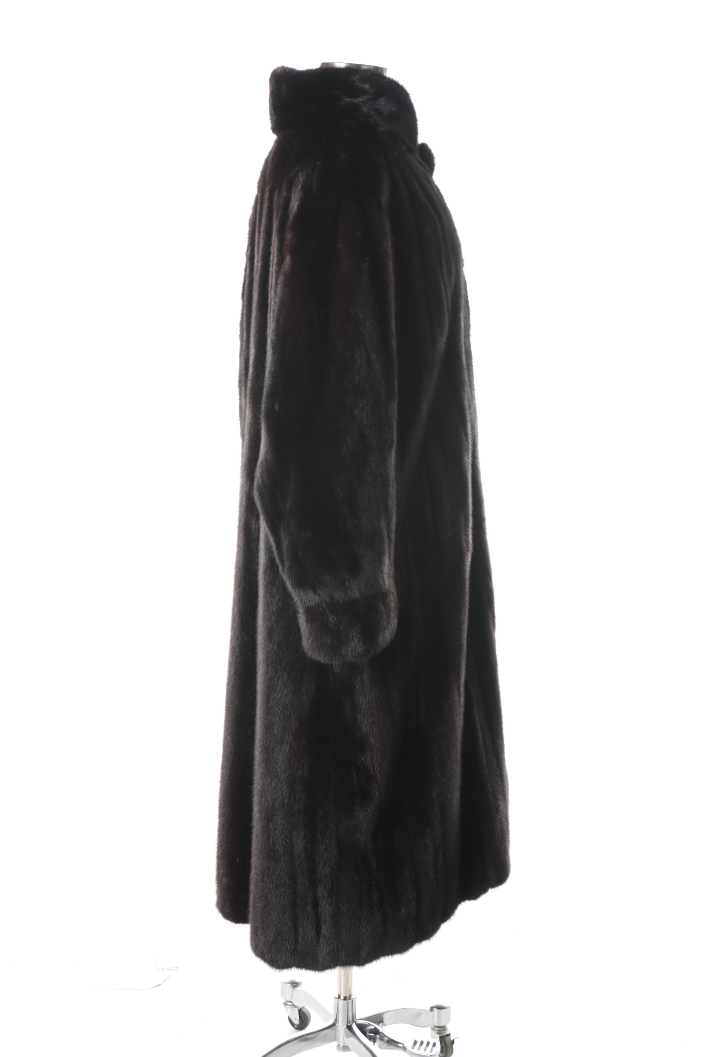 Vintage Revillon Ranch Mink Fur Coat